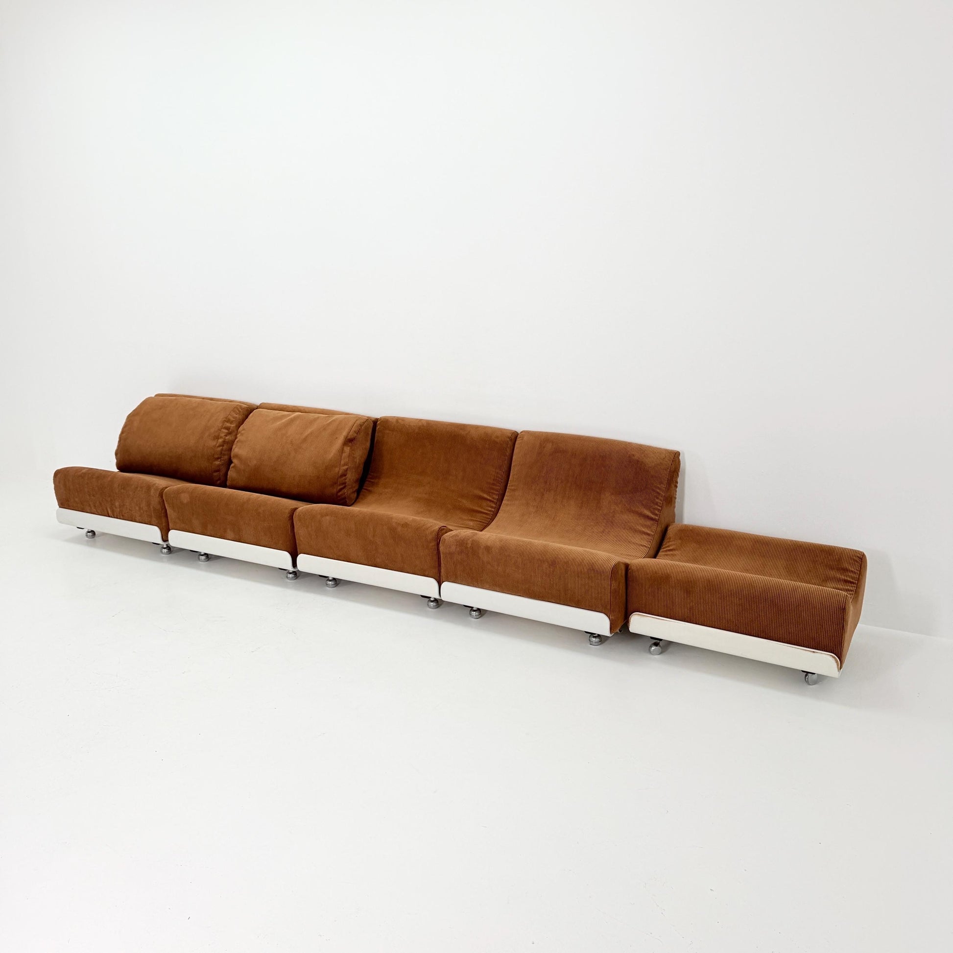 Set of 5 Mid-Century Modular Orbis Sofa Set by Luigi Colani for COR, 1970s Germany