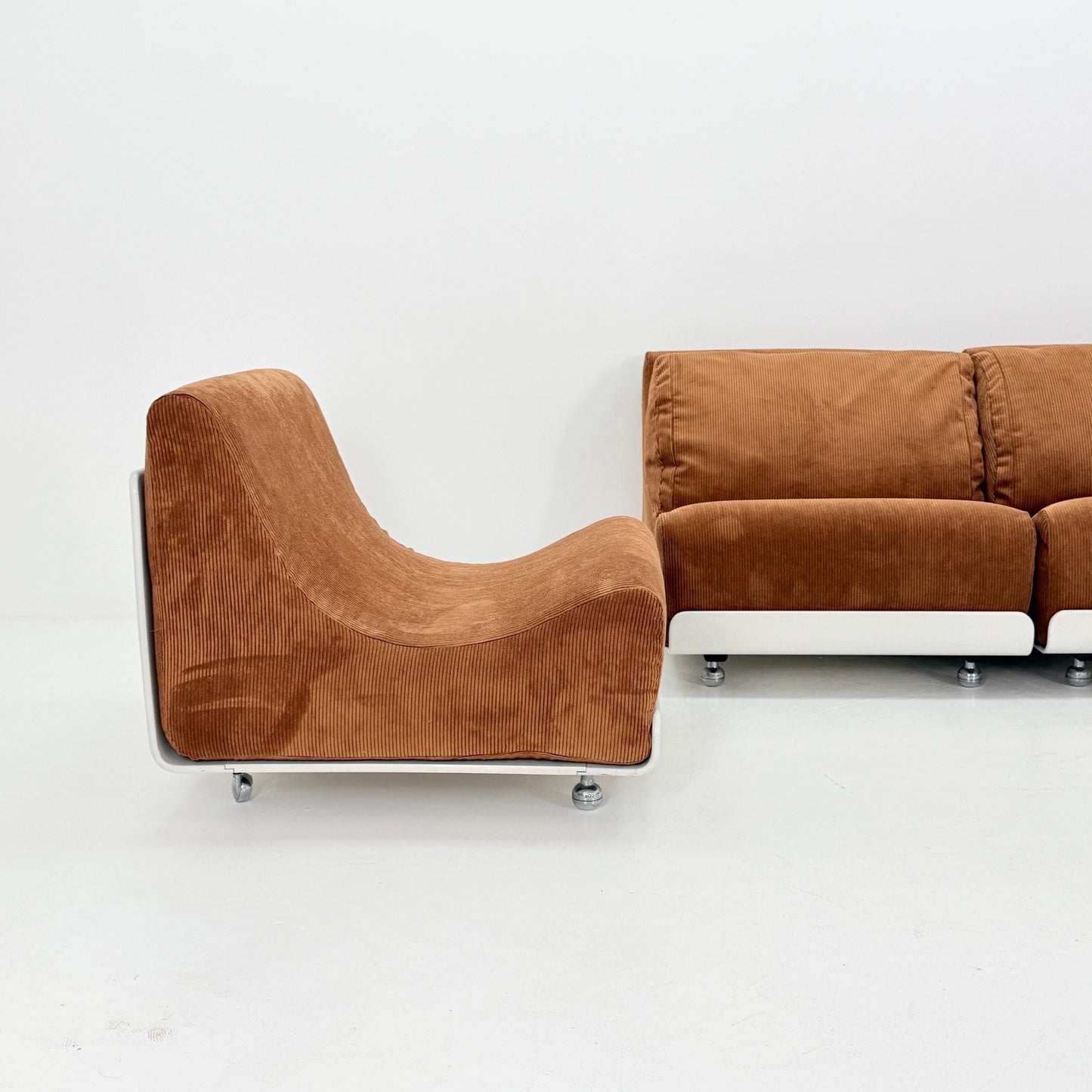 Set of 5 Mid-Century Modular Orbis Sofa Set by Luigi Colani for COR, 1970s Germany