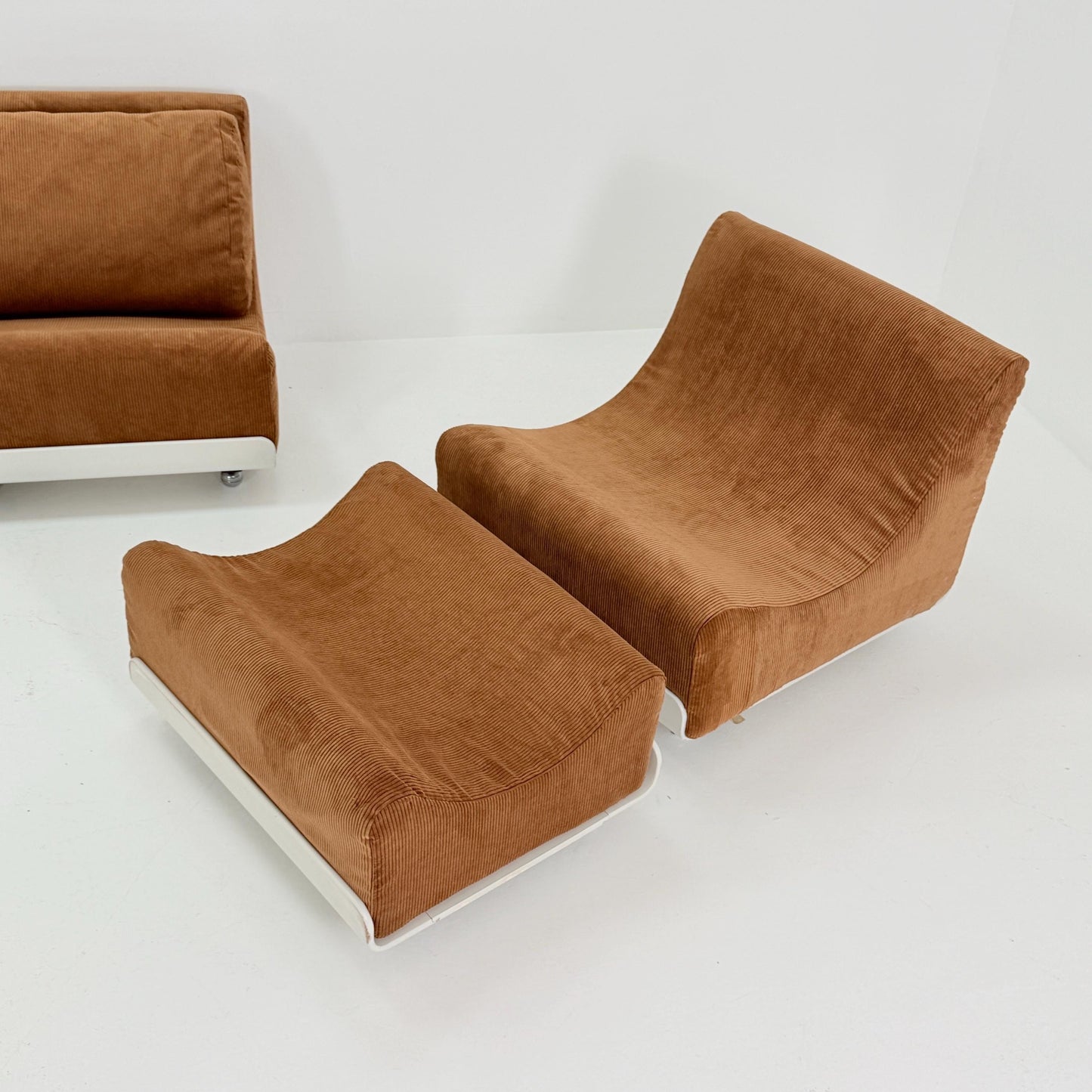 Set of 5 Mid-Century Modular Orbis Sofa Set by Luigi Colani for COR, 1970s Germany