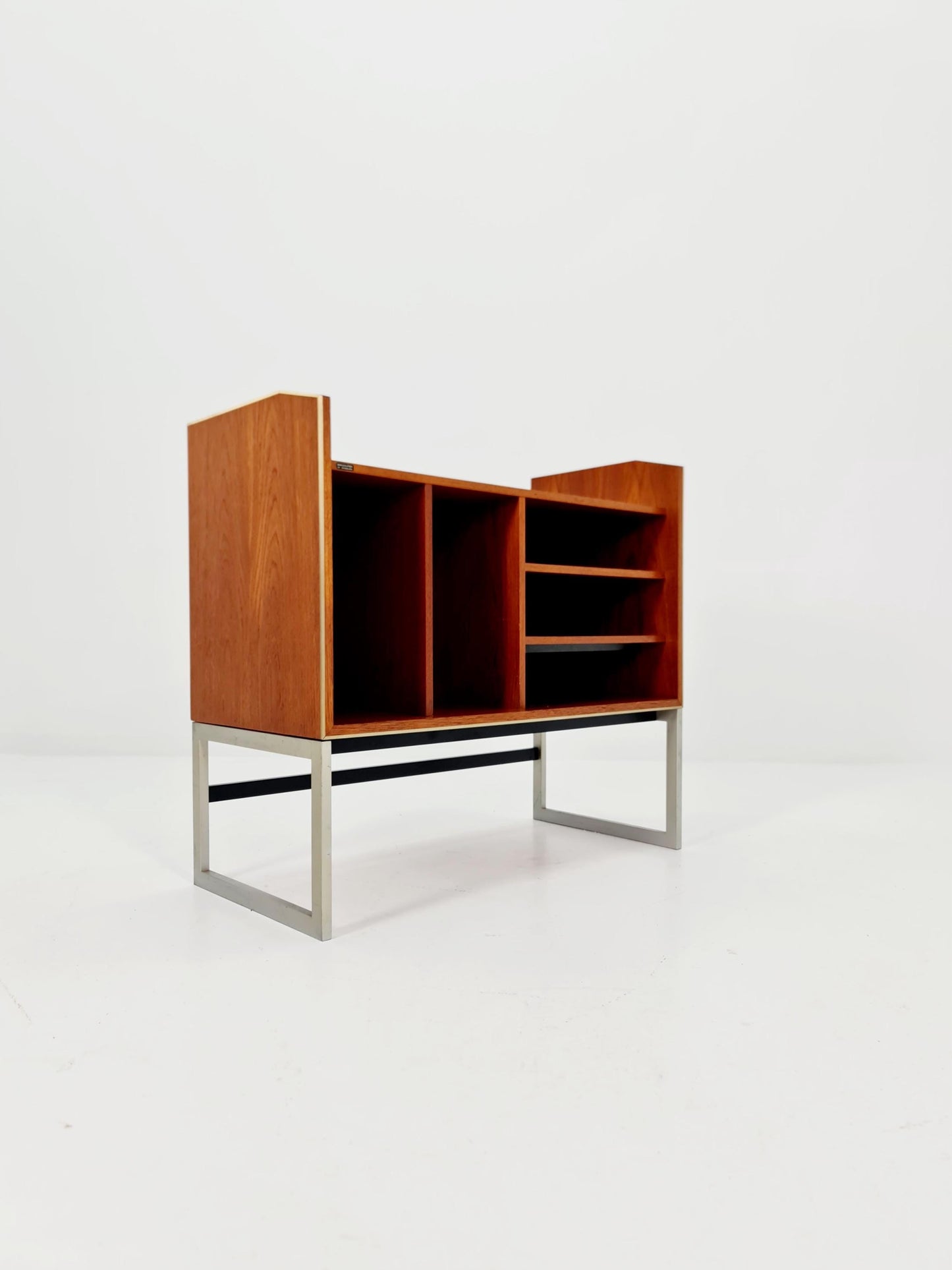 Mid century Danish teak hallway cabinet, Record cabinet By Bang &Olufsen 1960s