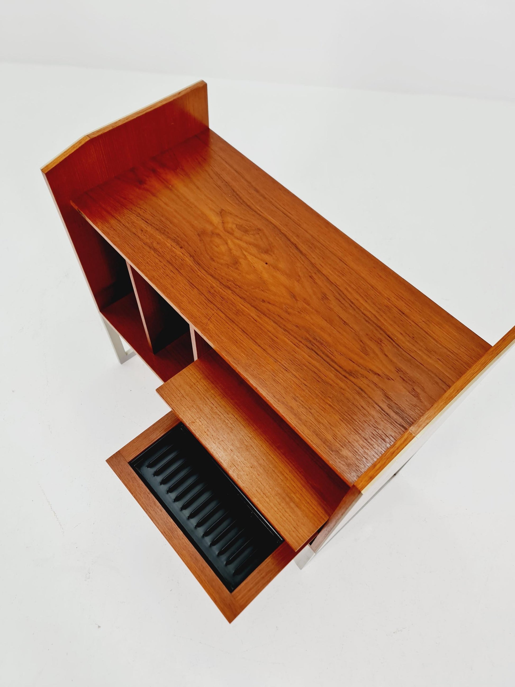 Mid century Danish teak hallway cabinet, Record cabinet By Bang &Olufsen 1960s