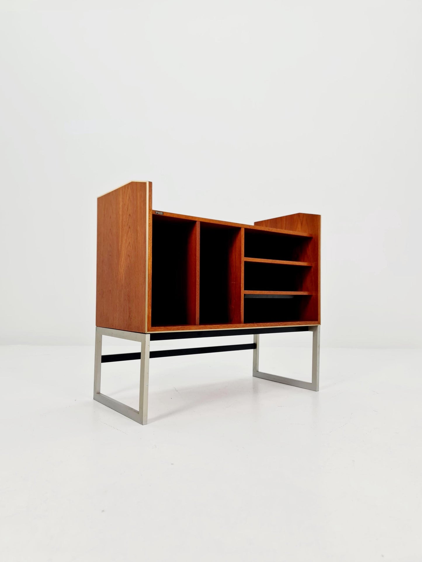 Mid century Danish teak hallway cabinet, Record cabinet By Bang &Olufsen 1960s