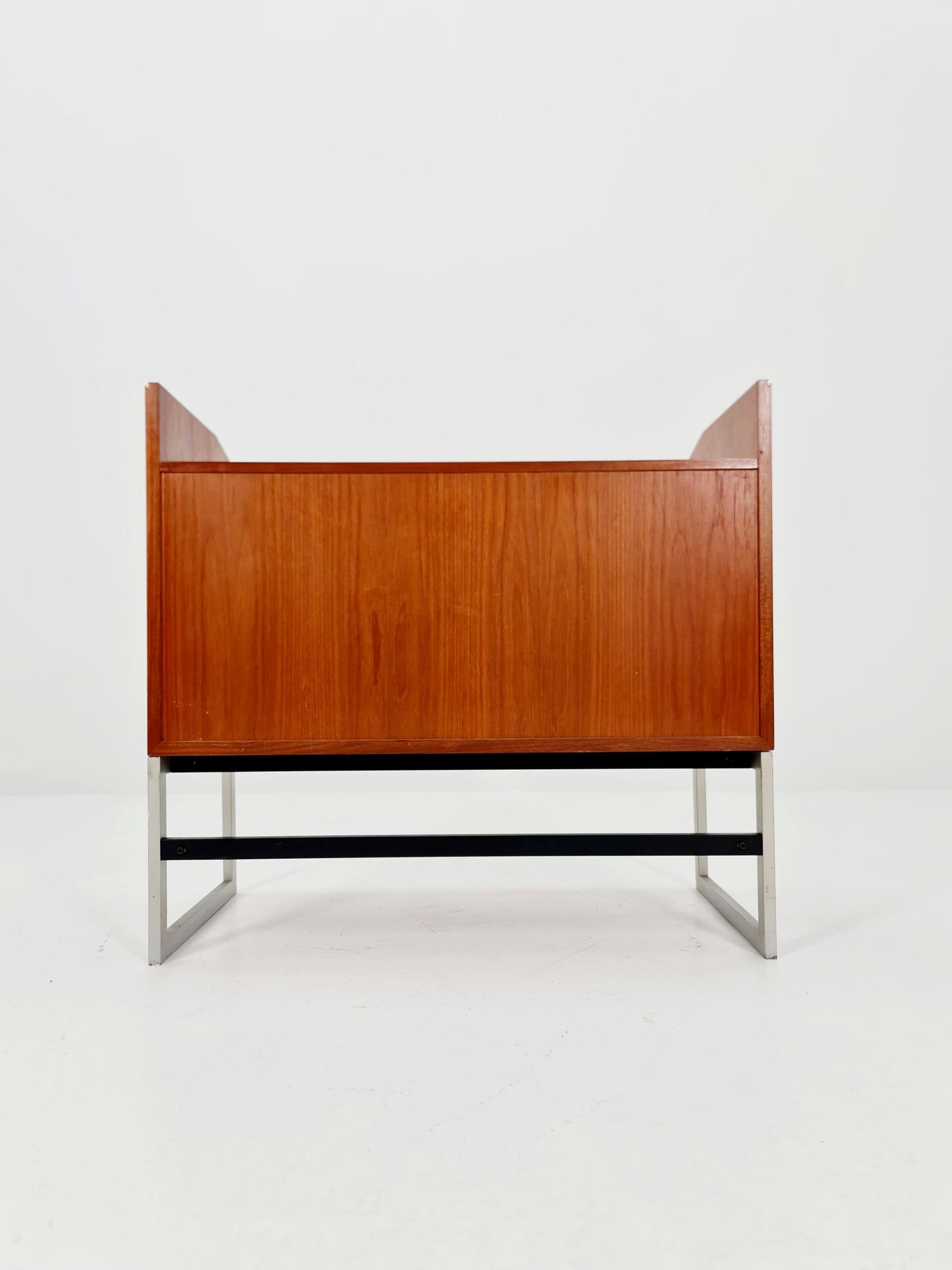 Mid century Danish teak hallway cabinet, Record cabinet By Bang &Olufsen 1960s