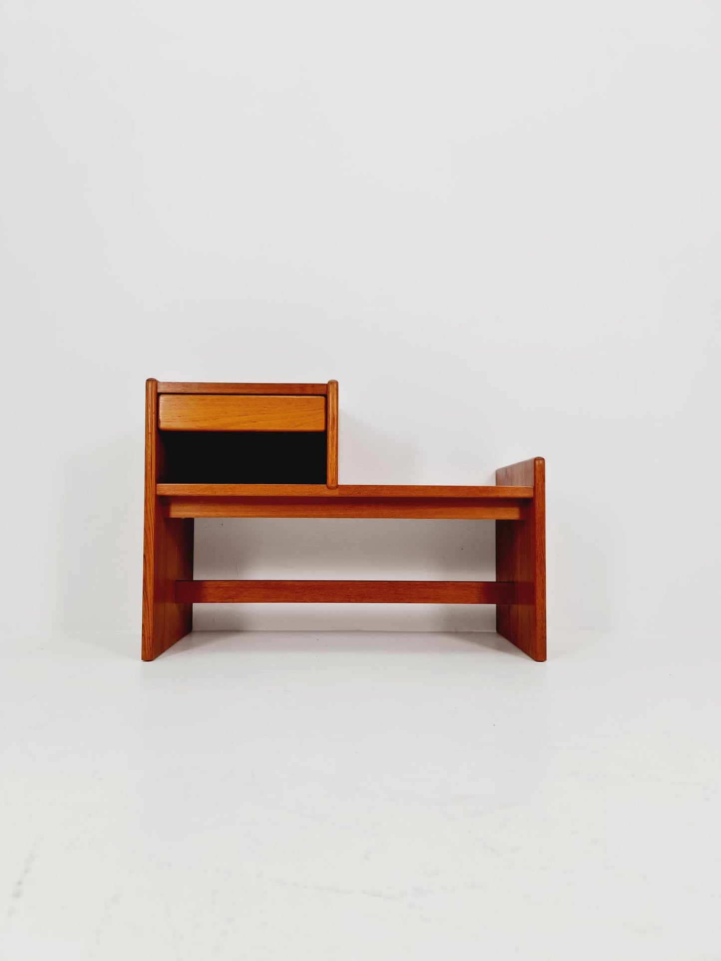 Danish teak telefon table/ hallway table By Bornholm Möbelfabrik, 1960s
