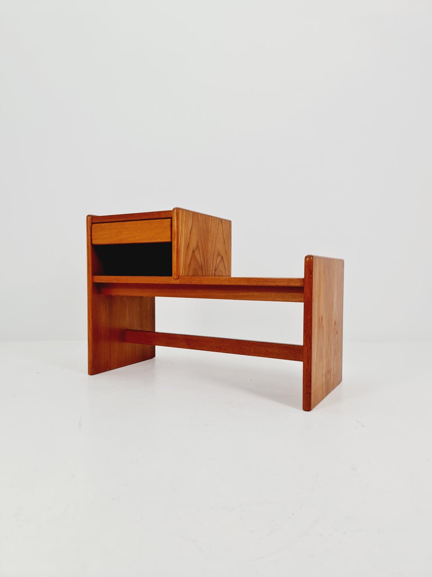 Danish teak telefon table/ hallway table By Bornholm Möbelfabrik, 1960s