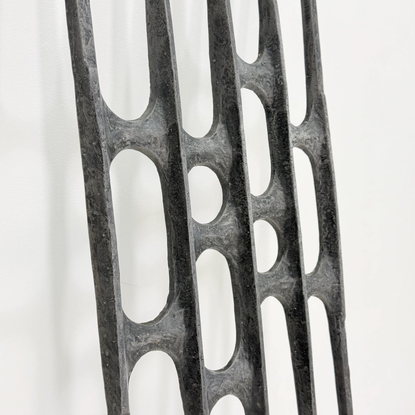mid century Large brutalist abstract wall iron sculpture, 1970s Germany