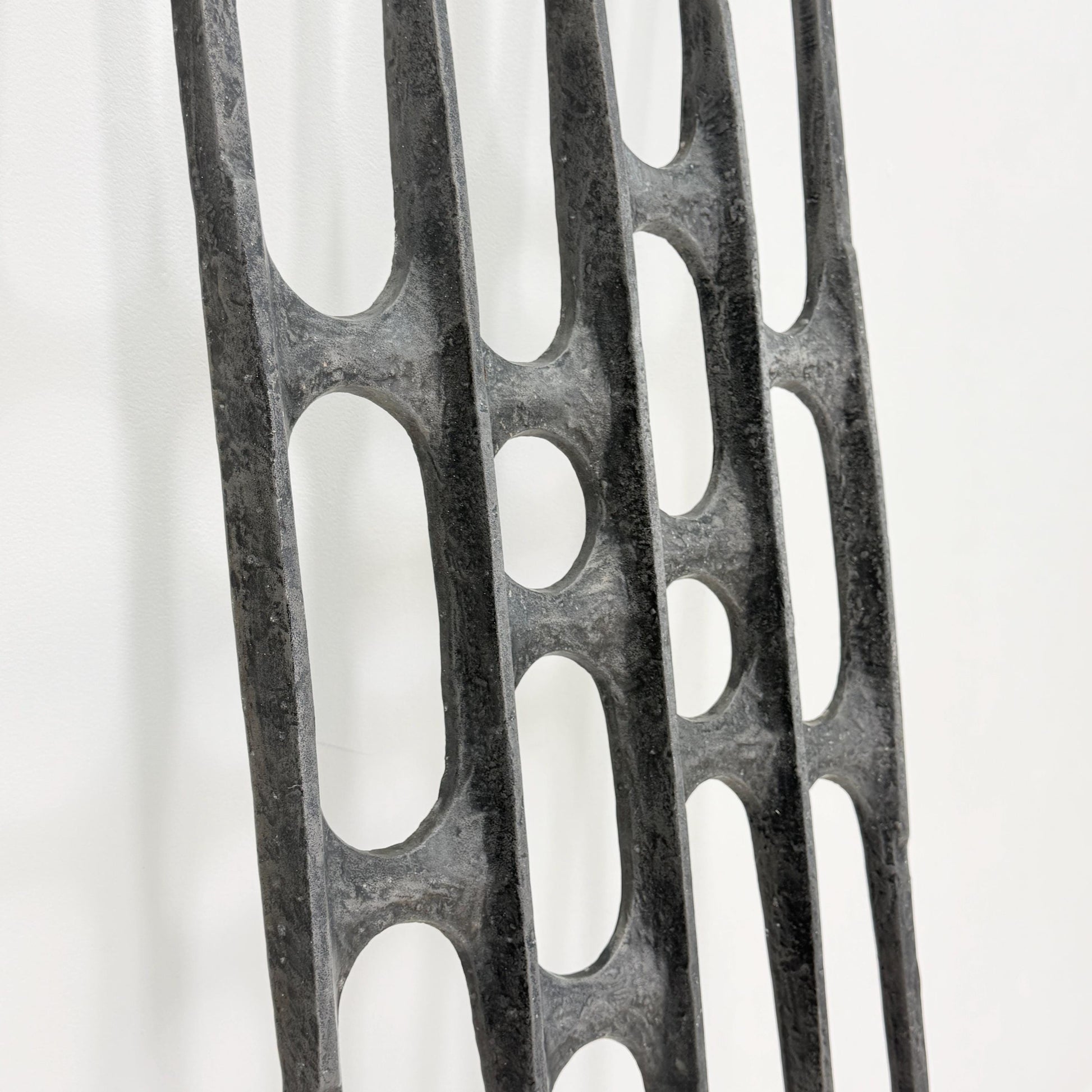 mid century Large brutalist abstract wall iron sculpture, 1970s Germany