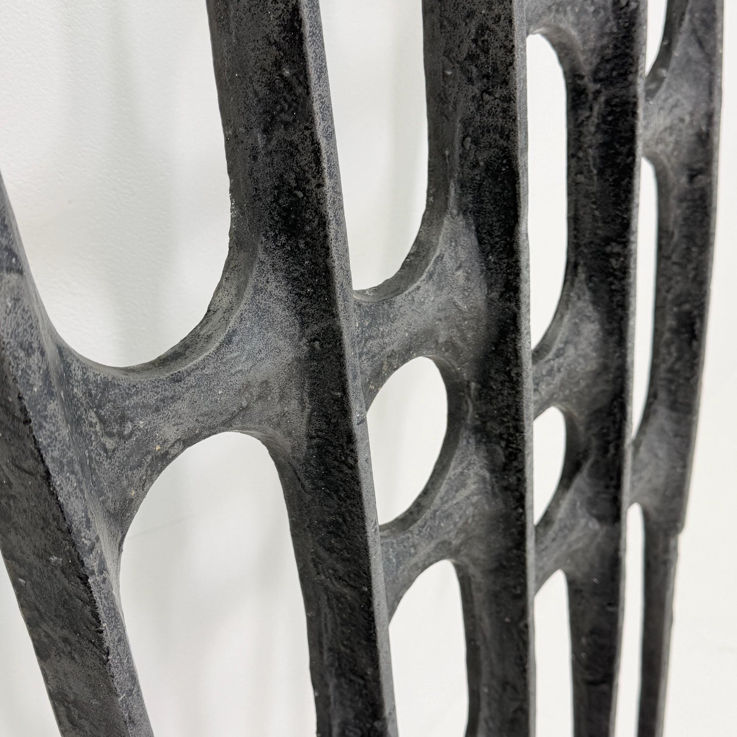 mid century Large brutalist abstract wall iron sculpture, 1970s Germany