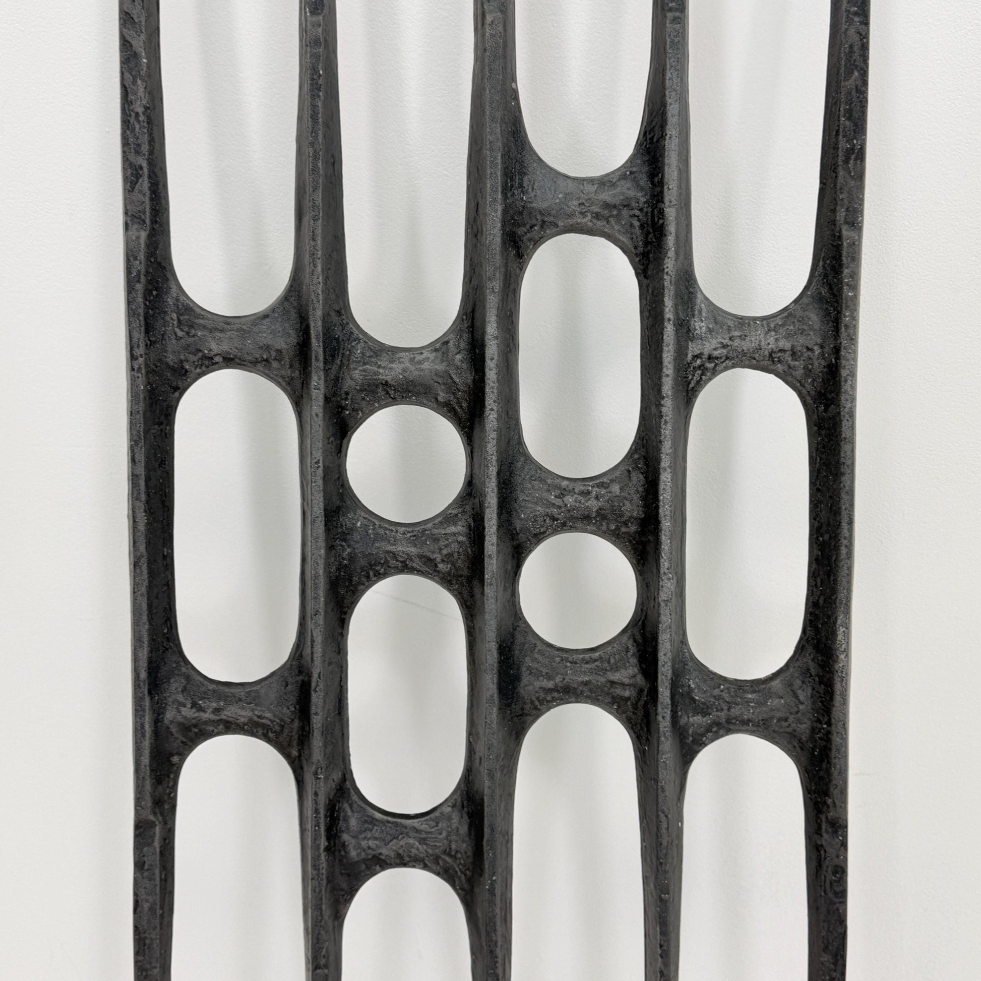 mid century Large brutalist abstract wall iron sculpture, 1970s Germany