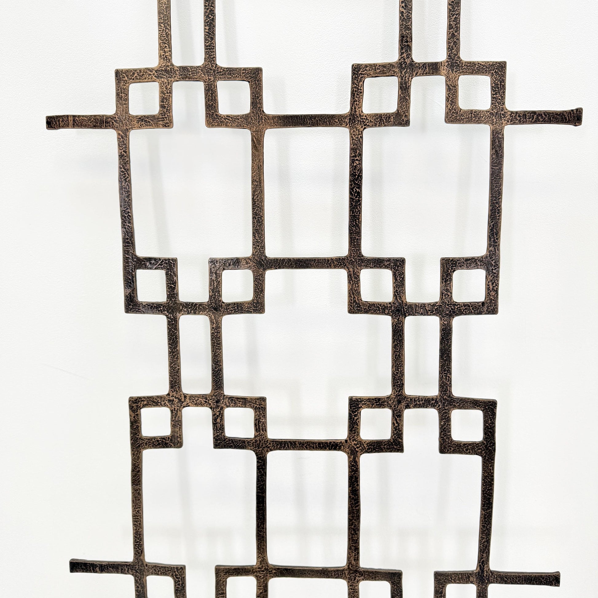 mid century Large brutalist abstract wall iron sculpture, 1970s Germany