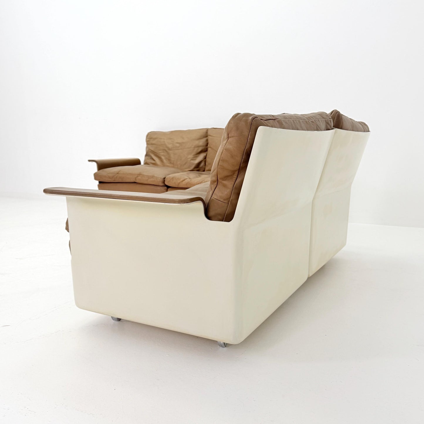 1 of 2 Rare 1st Edition FG2001 Series Sofa by Dieter Rams for Wolfgang Feierbach, 1960s Germany