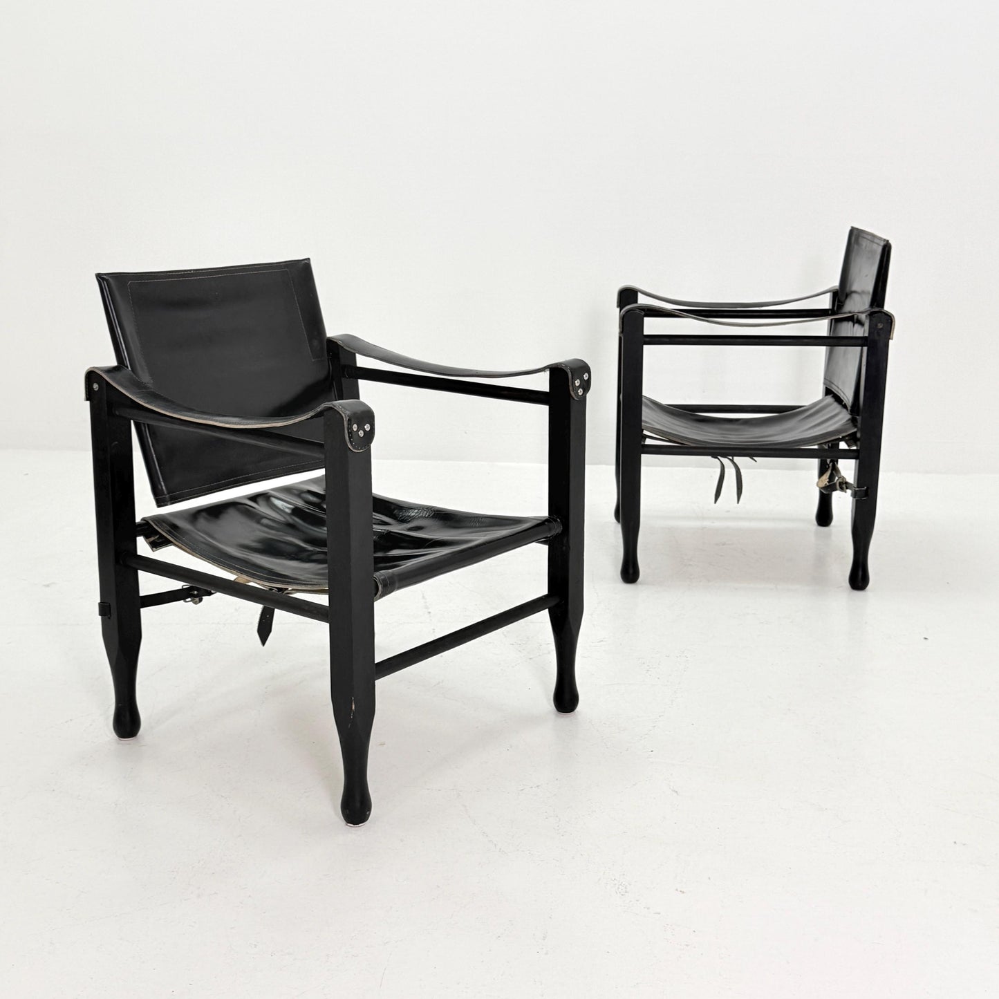 1 of 2 Mid century Safari Chair by Aage Bruun & Son, Denmark, 1960s