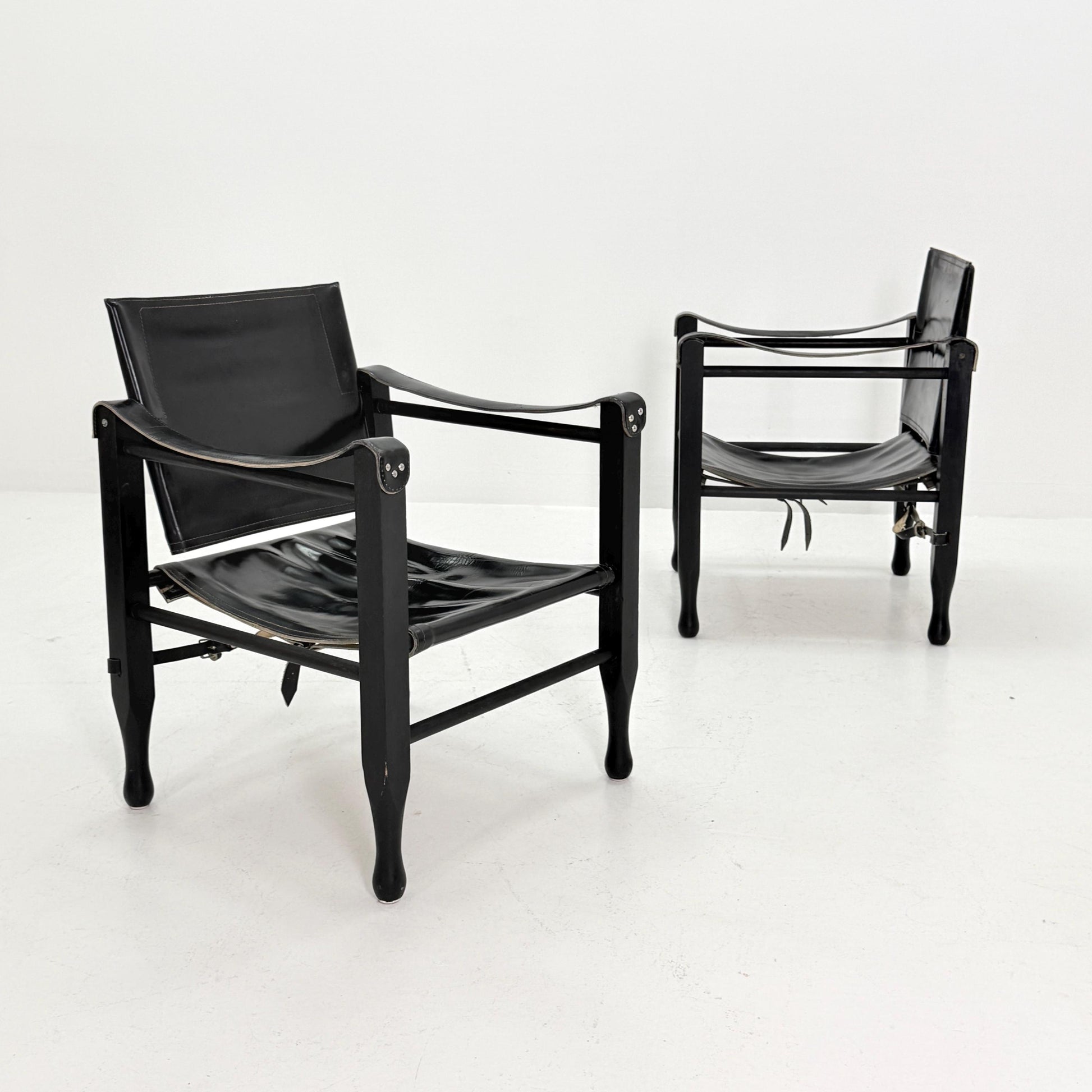 1 of 2 Mid century Safari Chair by Aage Bruun & Son, Denmark, 1960s