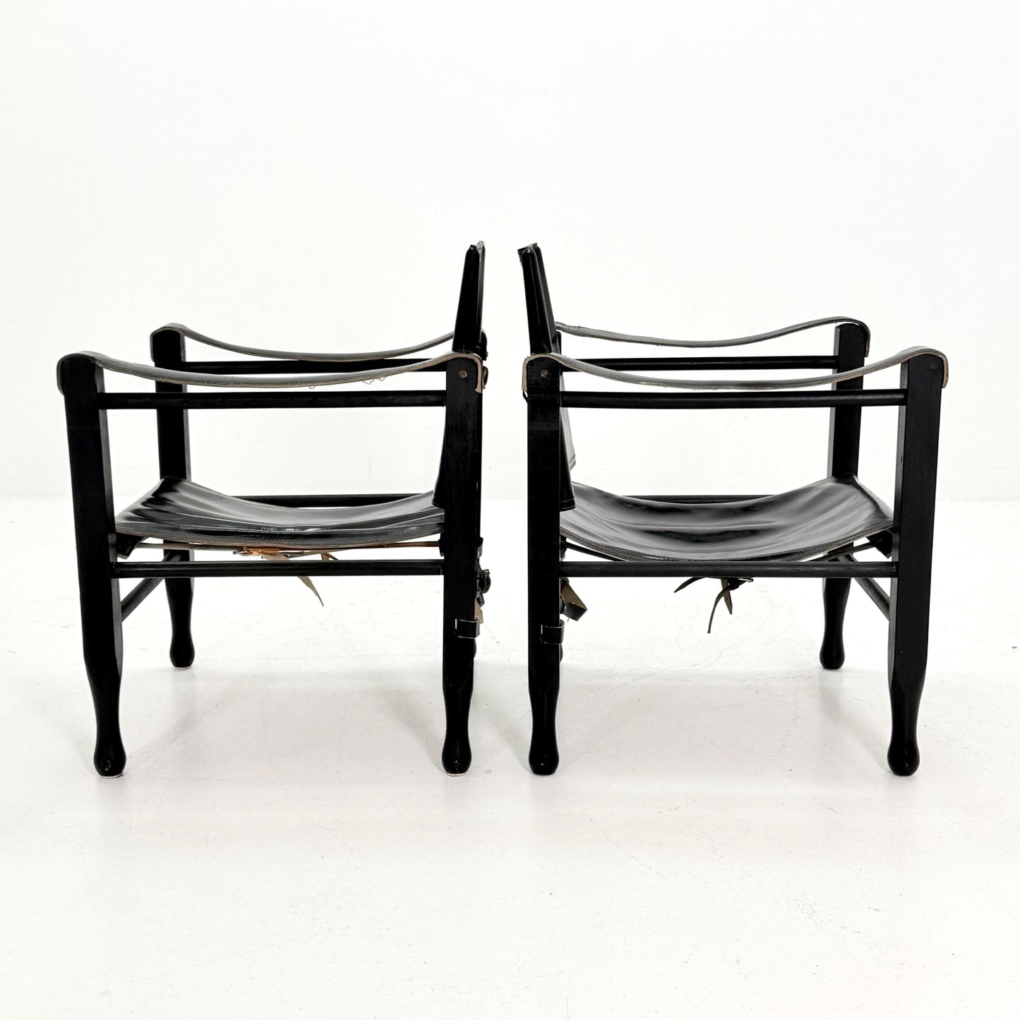 1 of 2 Mid century Safari Chair by Aage Bruun & Son, Denmark, 1960s