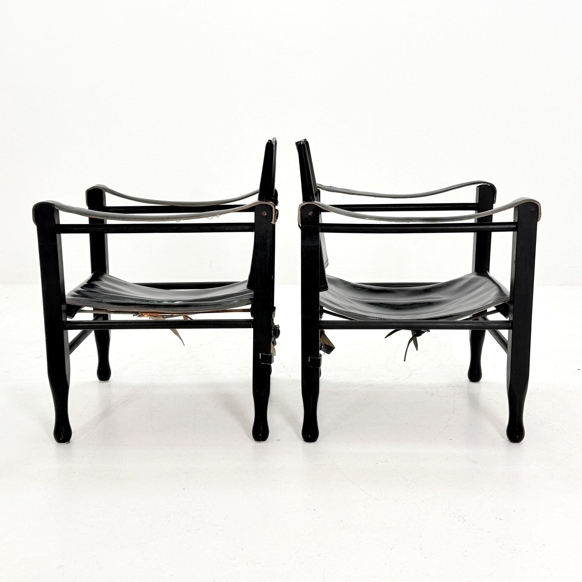 1 of 2 Mid century Safari Chair by Aage Bruun & Son, Denmark, 1960s