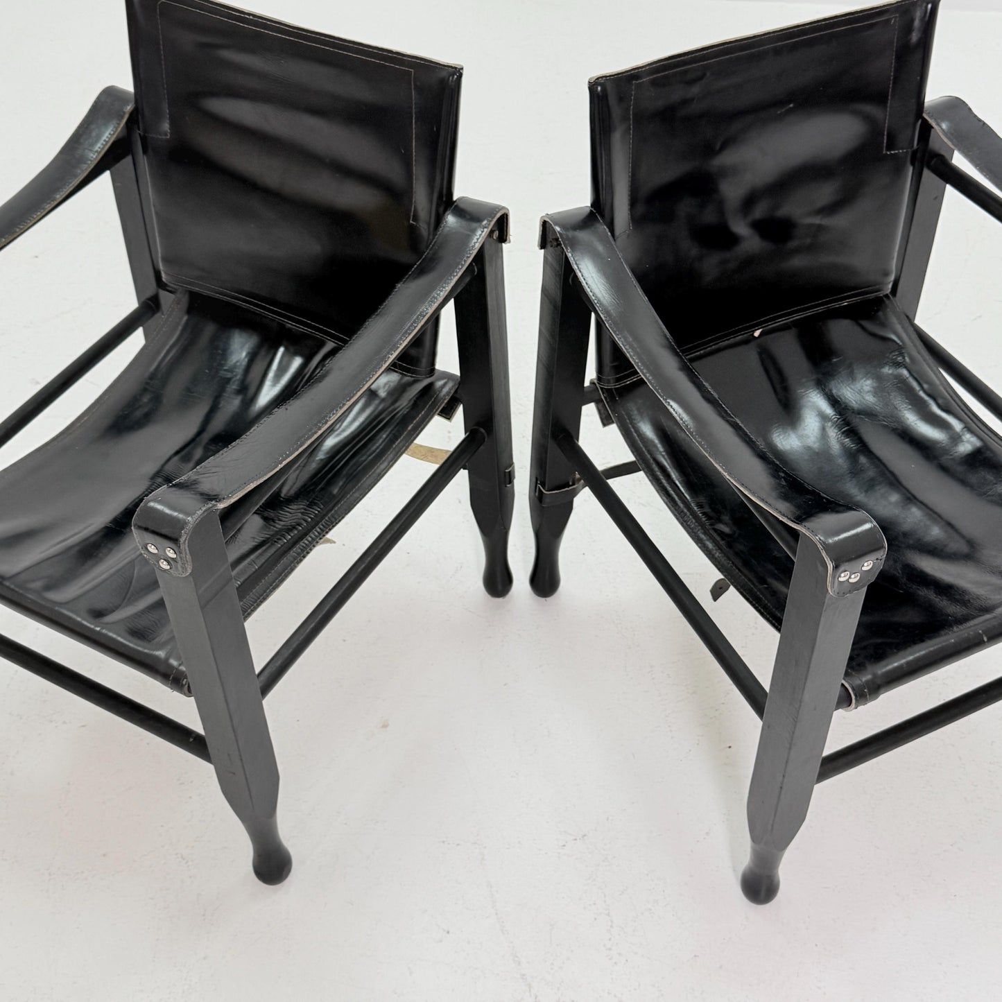 1 of 2 Mid century Safari Chair by Aage Bruun & Son, Denmark, 1960s