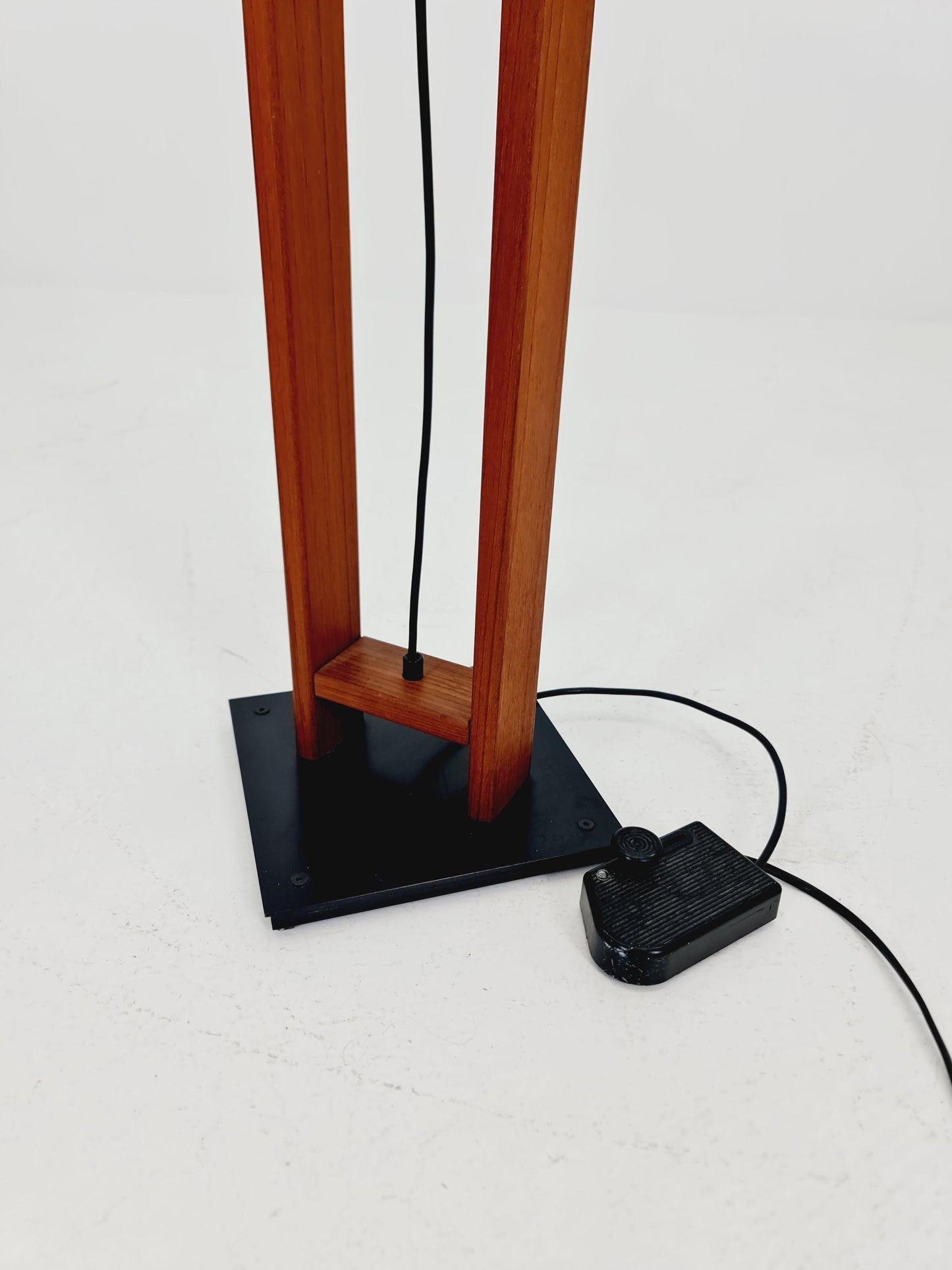 Ultra Rare Mid Century Solid Teak Floor Lamp by Domus Denmark 1970s