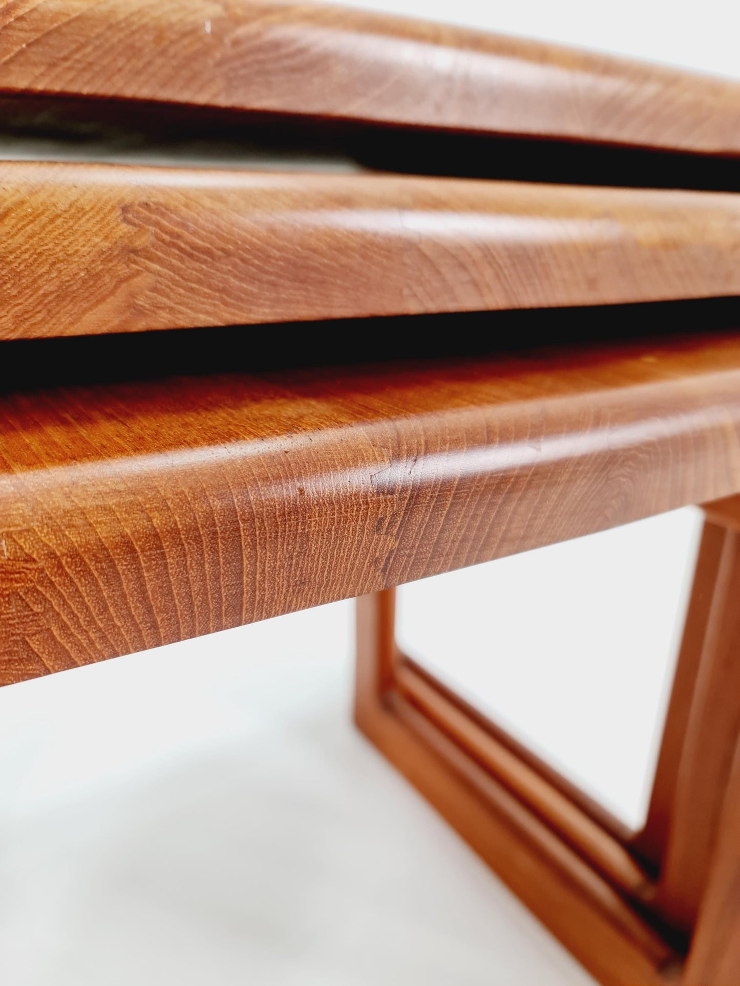 Midcentury Danish Solid teak Nesting Tables by Dyrlund , 1960s