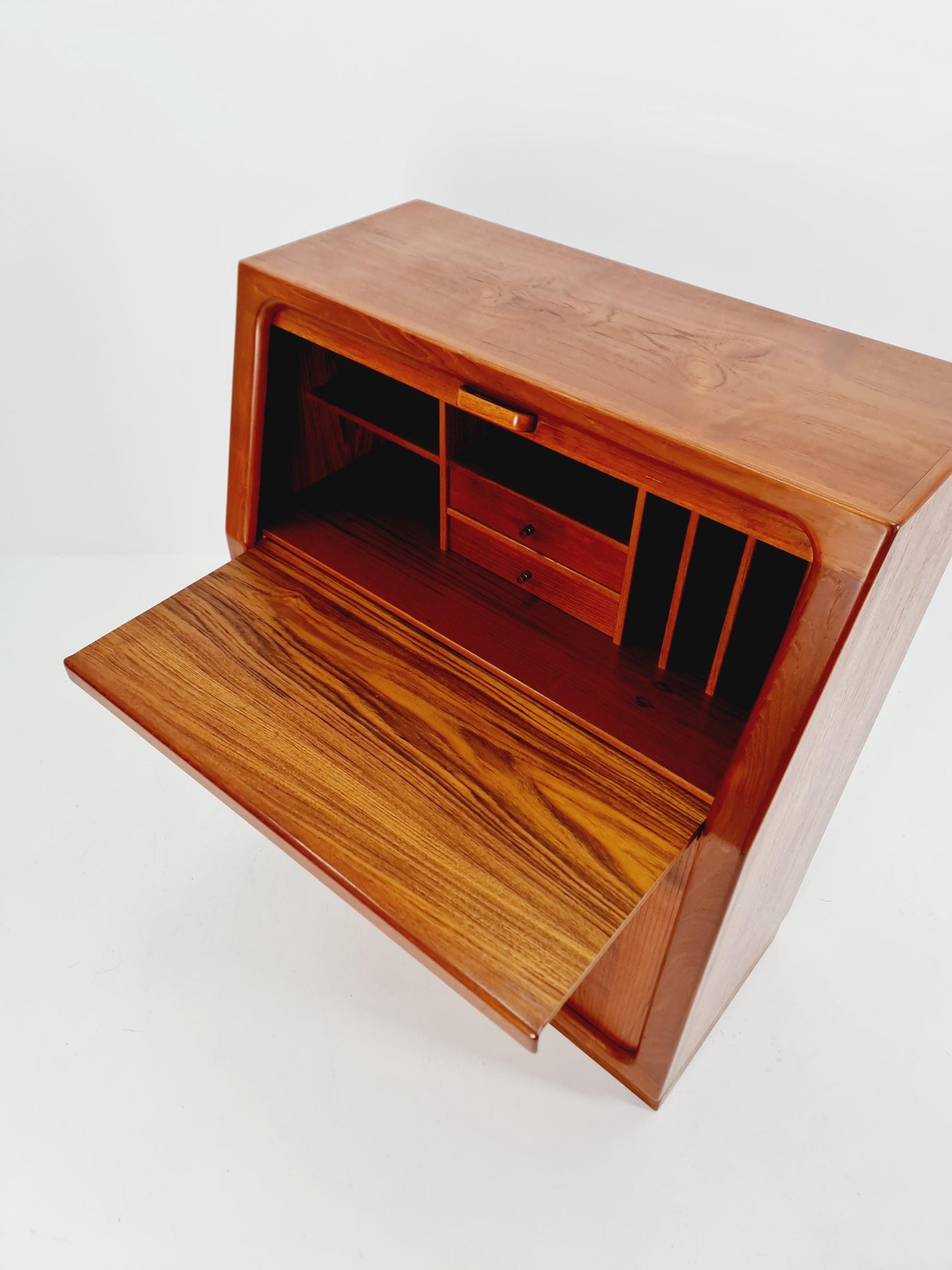 Midcentury Danish Teak vintage Secretary by E.Glasdam Jemsem for Vantinge Möbel industri 1970s