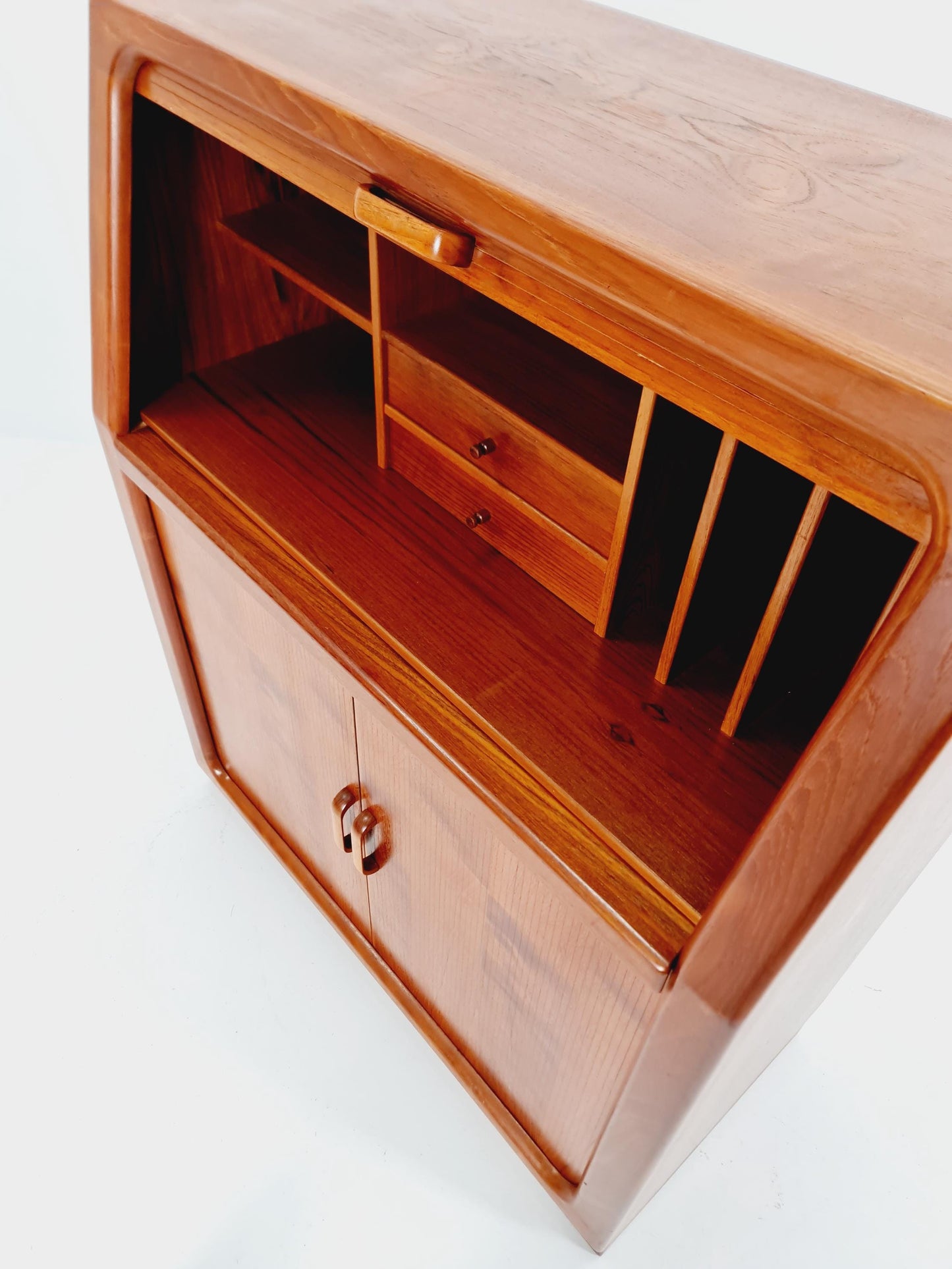 Midcentury Danish Teak vintage Secretary by E.Glasdam Jemsem for Vantinge Möbel industri 1970s