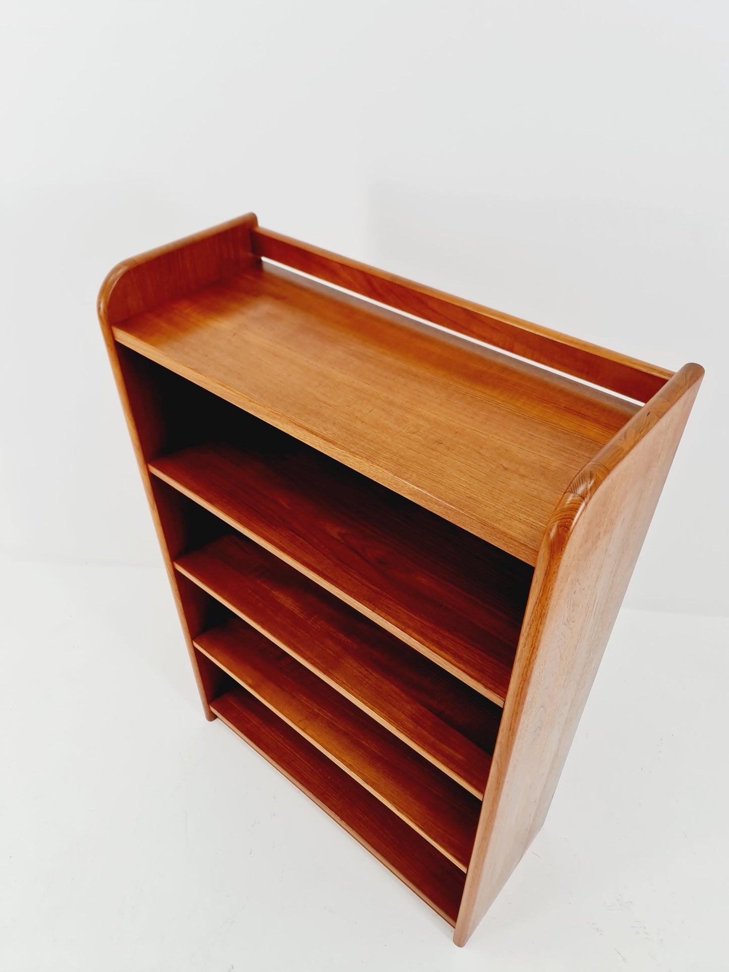Danish freestanding vintage bookshelf system/ book case teak, Bornholm 1970s