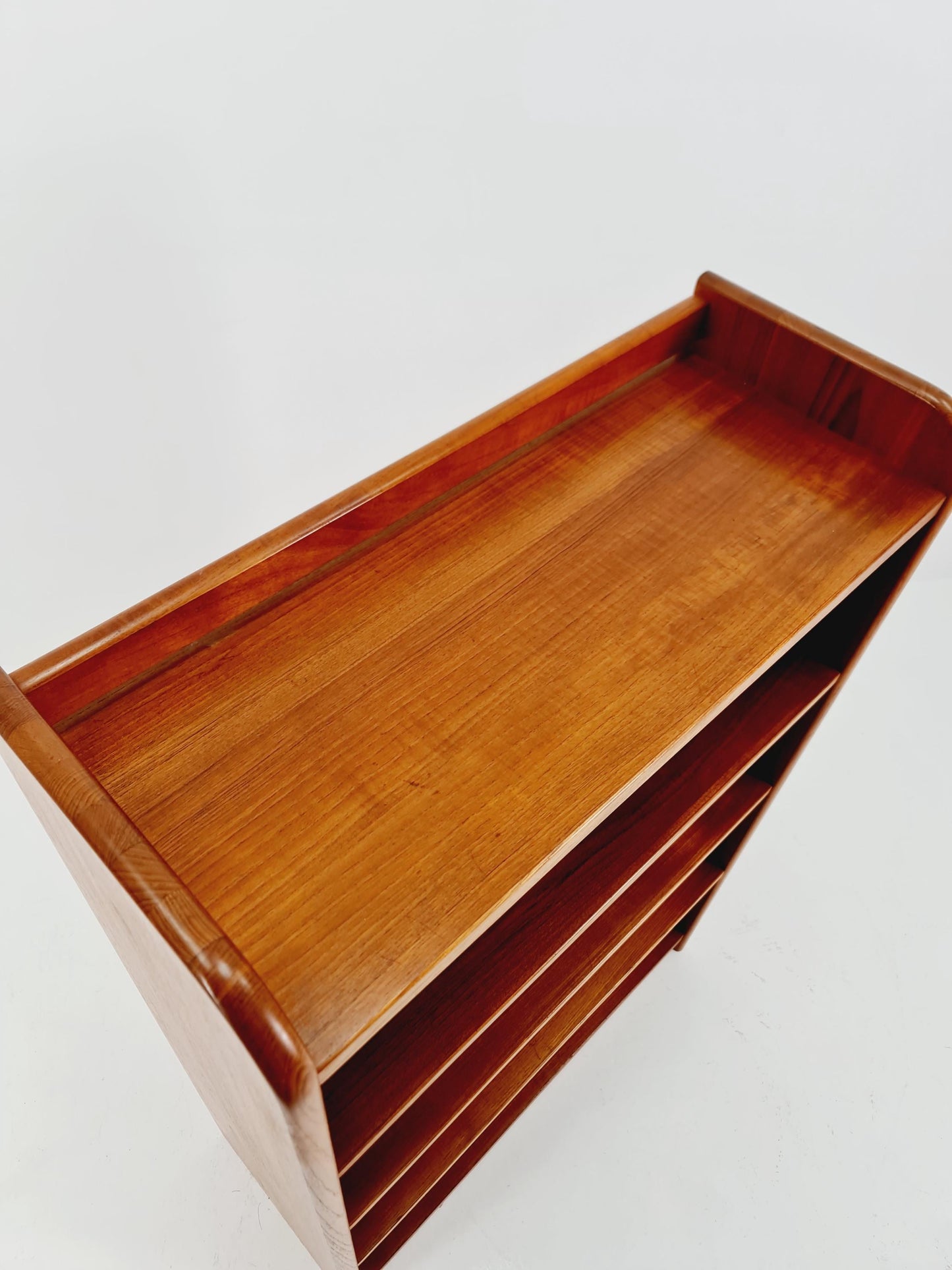 Danish freestanding vintage bookshelf system/ book case teak, Bornholm 1970s