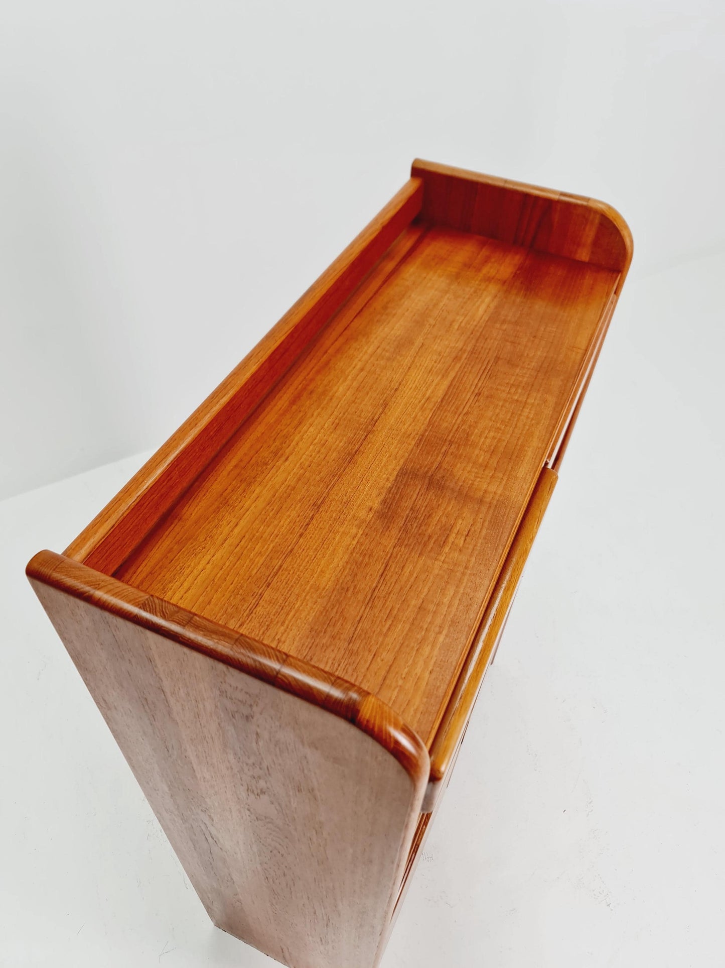 Danish freestanding vintage bookshelf system/ book case teak, Bornholm 1970s