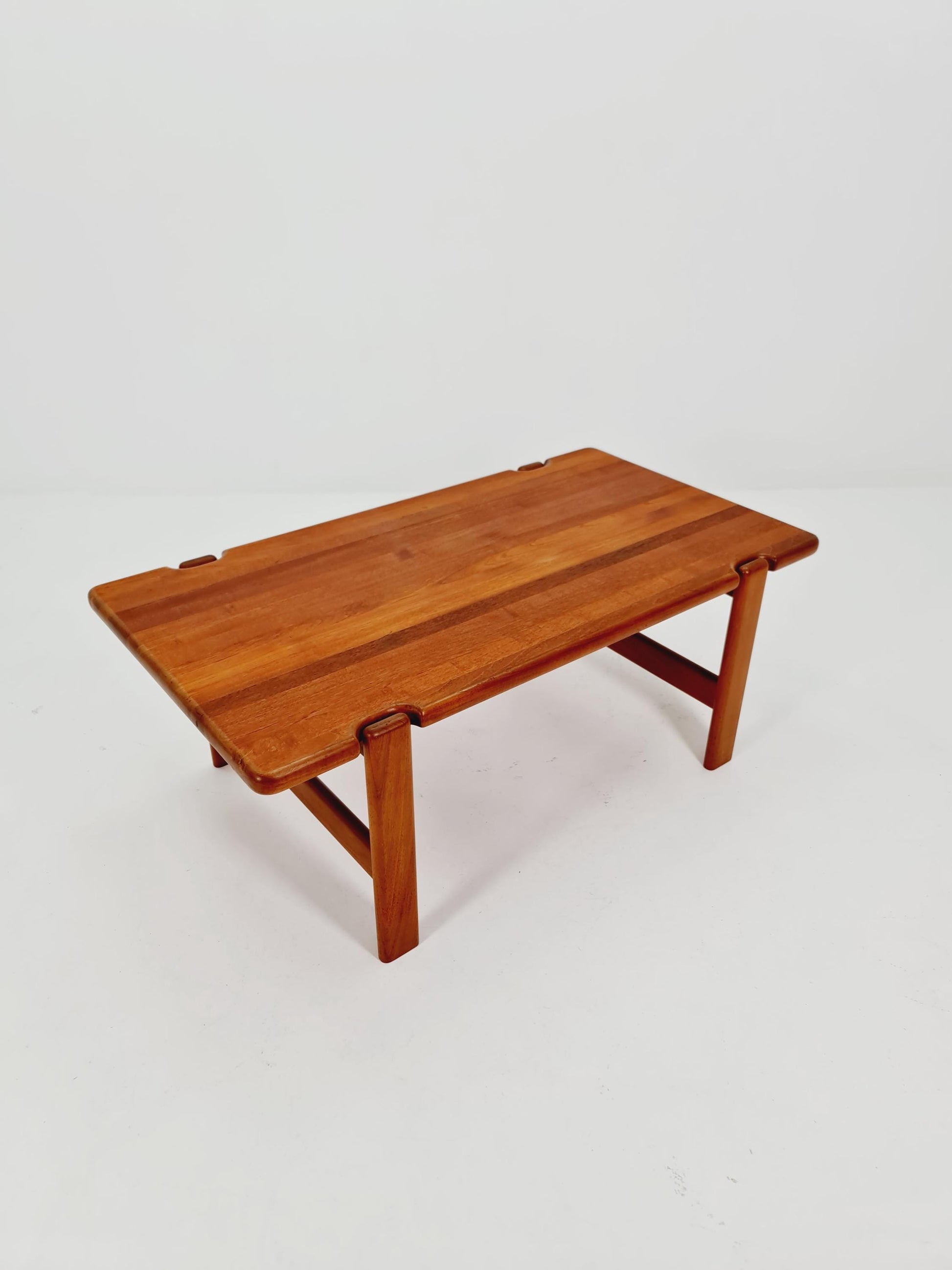 Danish Teak solid coffee table/ side table By Niels Bach for Randers Möbel, 1960s