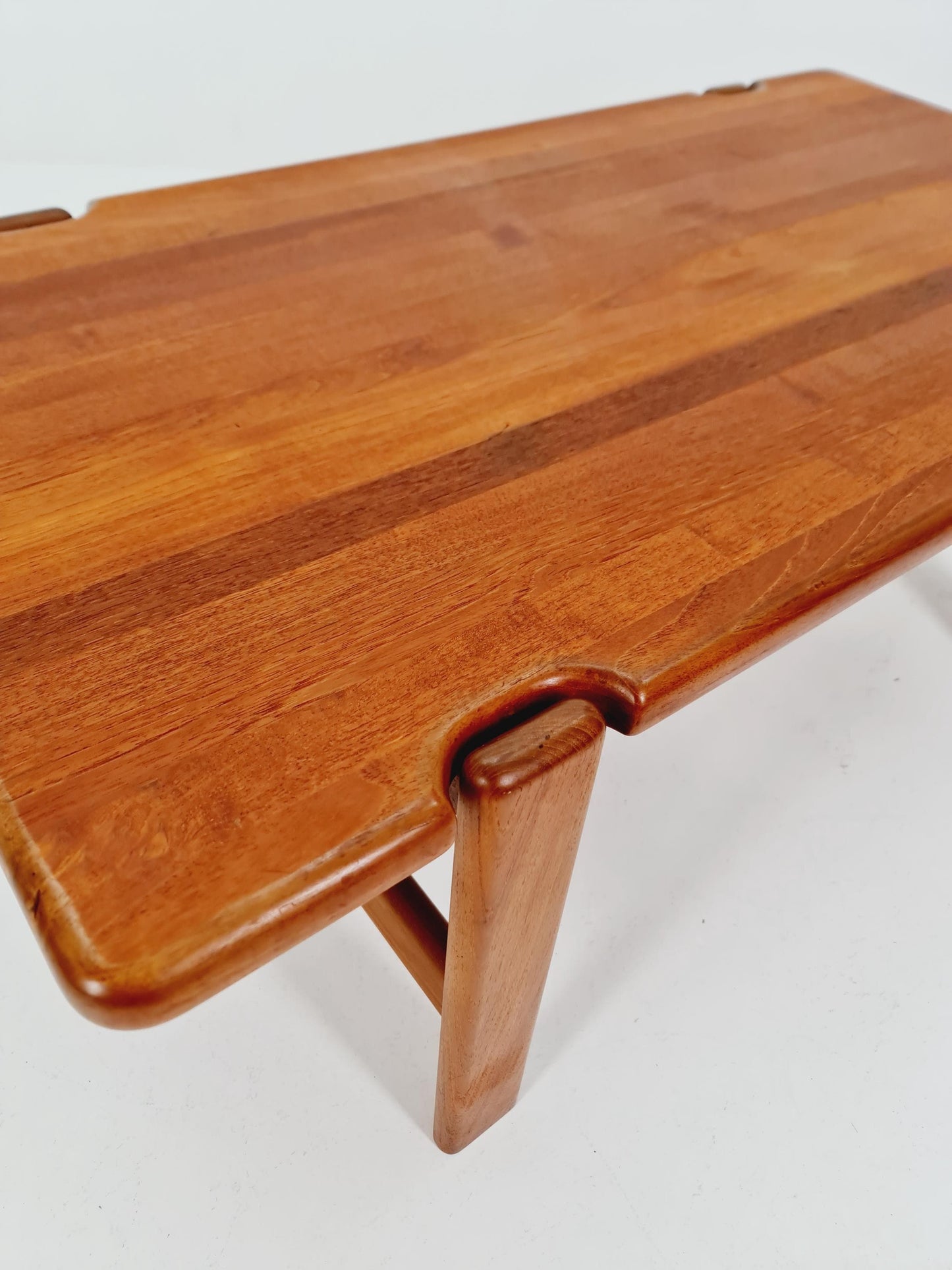 Danish Teak solid coffee table/ side table By Niels Bach for Randers Möbel, 1960s