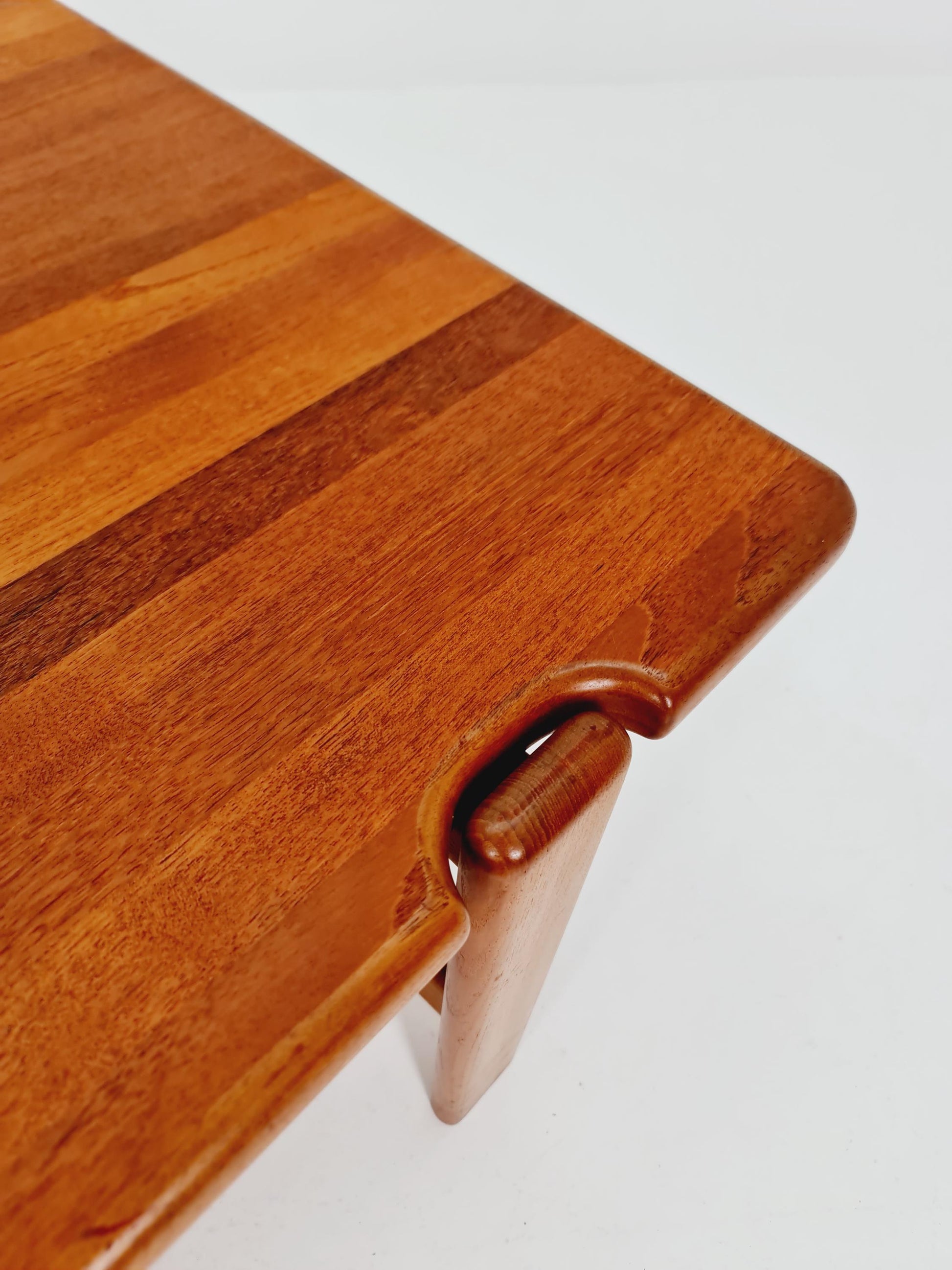 Danish Teak solid coffee table/ side table By Niels Bach for Randers Möbel, 1960s