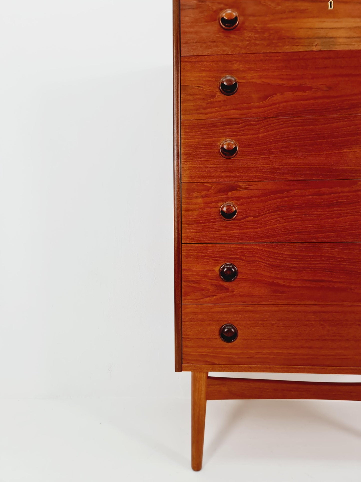 Midcentury danish design chest of drawers By Kai kristiansen , 1960s