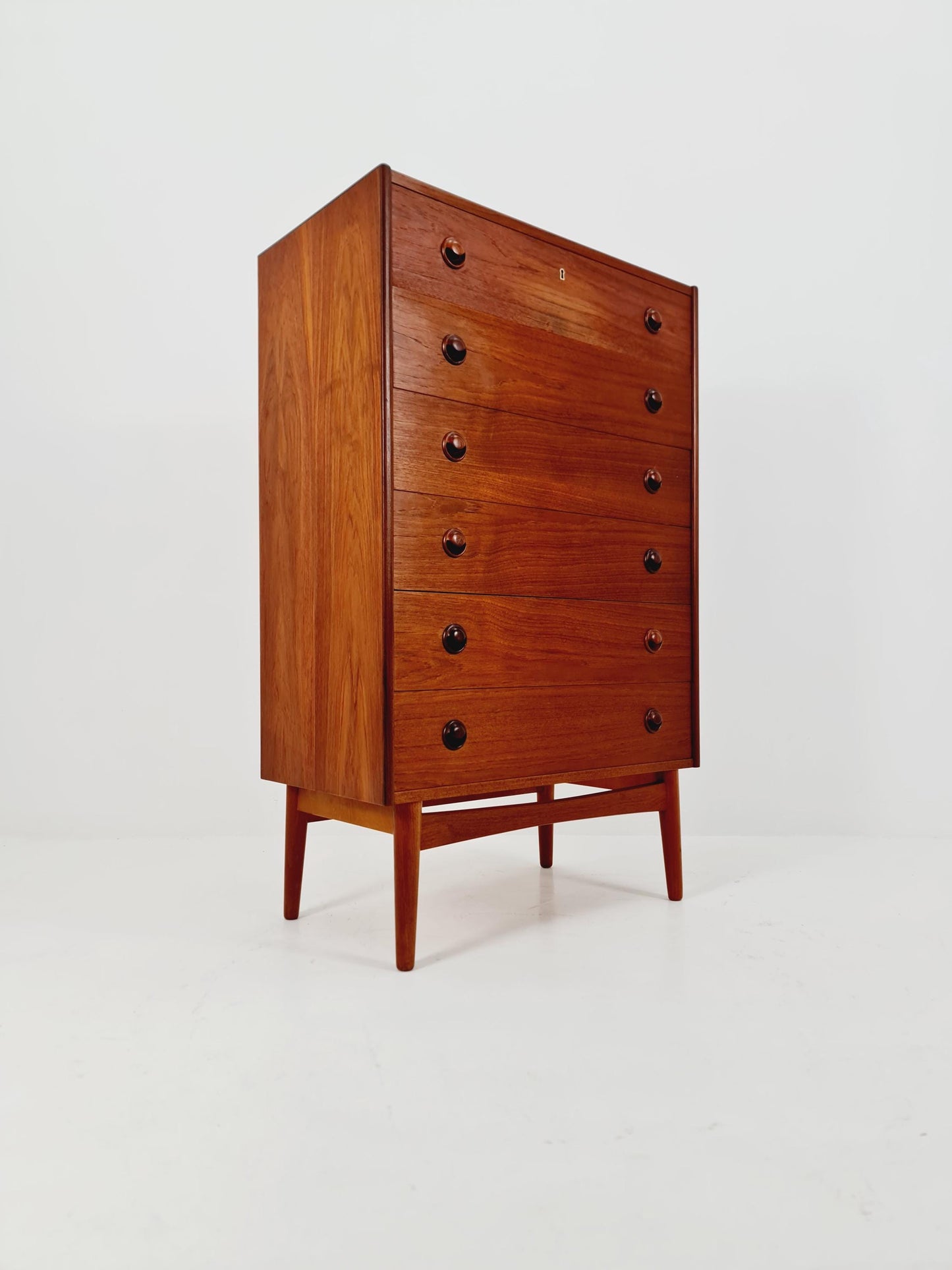 Midcentury danish design chest of drawers By Kai kristiansen , 1960s