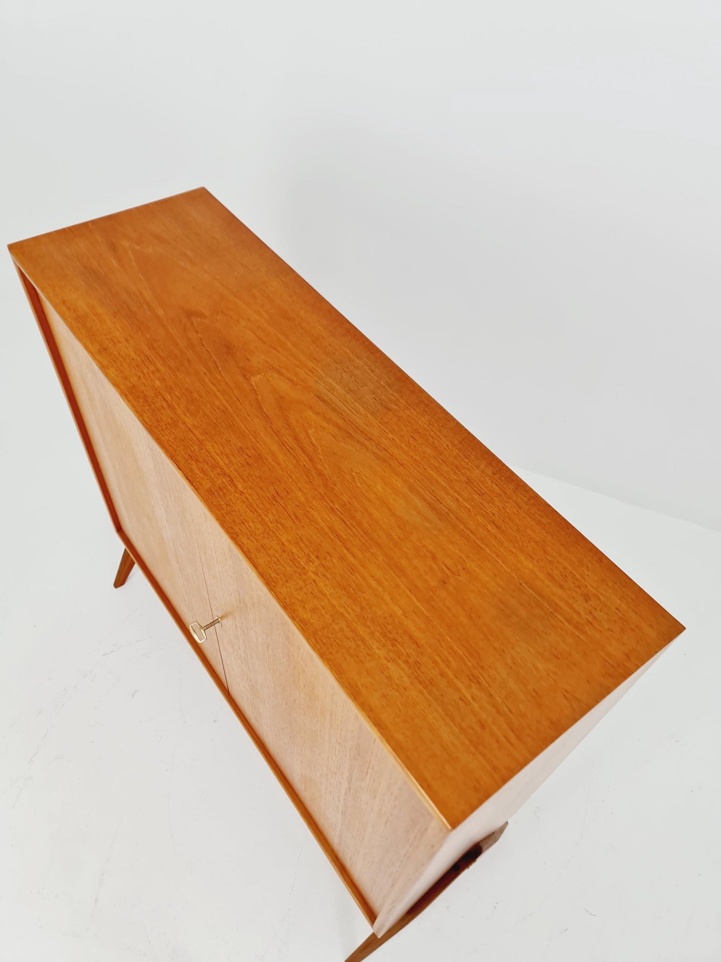 Vintage teak danish cabinet book case,By WK Möbel 1960s