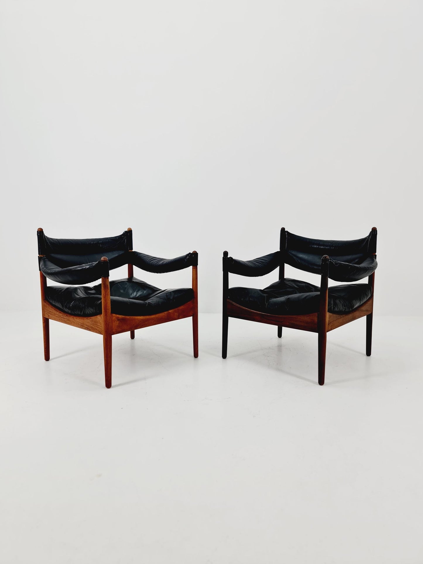 Mid-Century Rosewood Arm Chair by Christian Vedel “Modus” for Willadsen Møbelfabrik, 1960s Set of 2