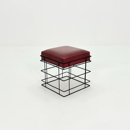 Mid Century T1 Square Wire Stool by Verner Panton – 1980s