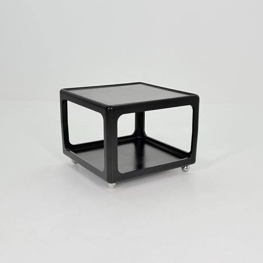 Mid century Space Age black Coffee Table by Peter Ghyczy for Horn Germany , 1970s