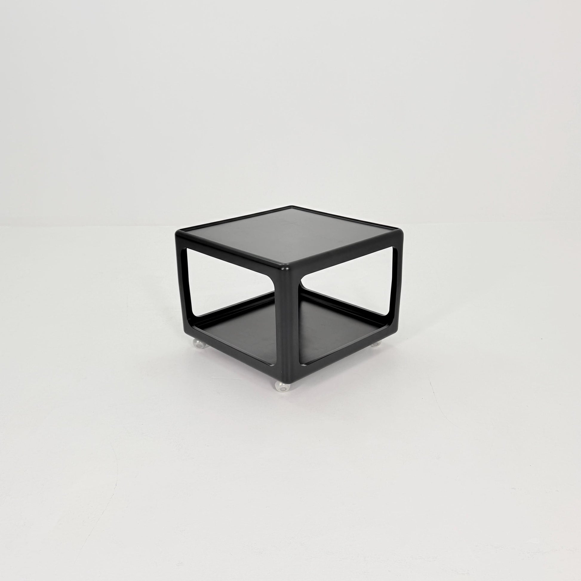 Mid century Space Age black Coffee Table by Peter Ghyczy for Horn Germany , 1970s