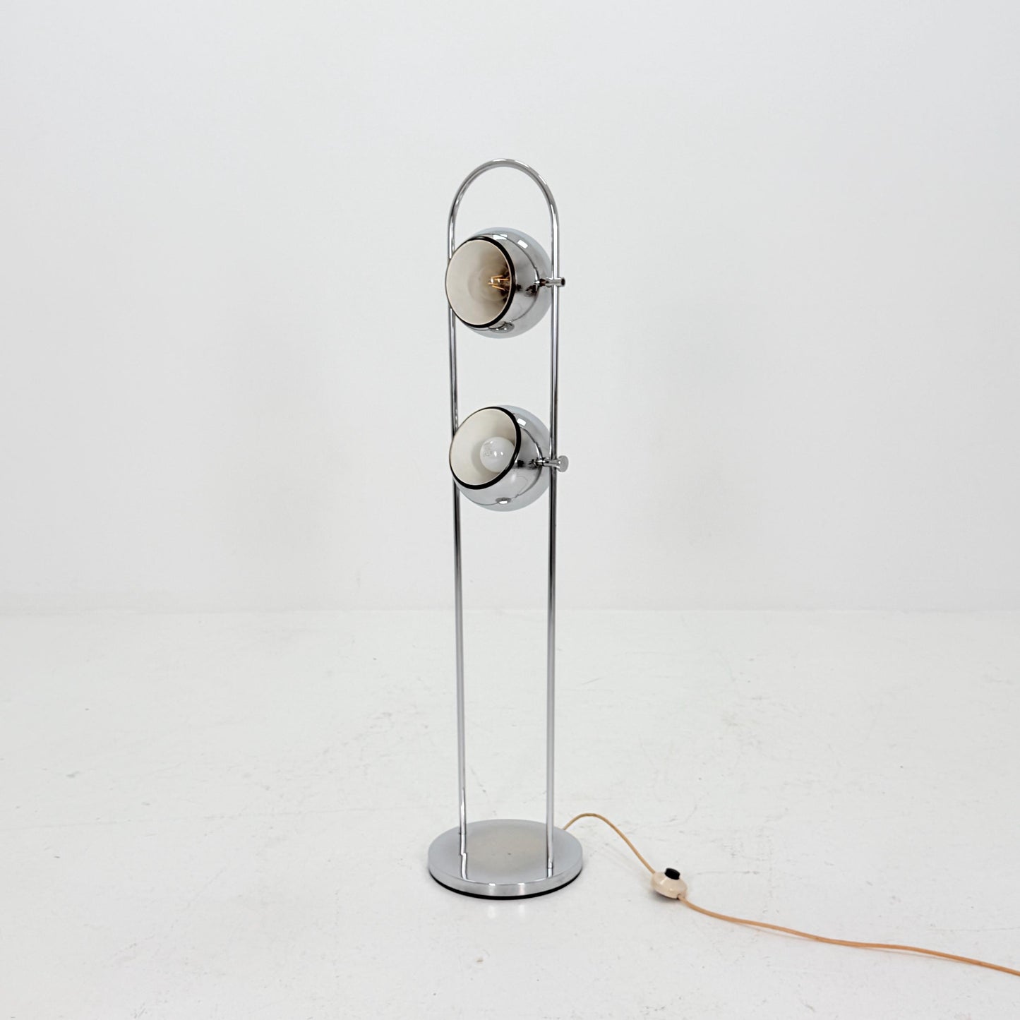 Mid Century Chrome Floor Lamp by Goffredo Reggiani for Reggiani, Italy 1970s