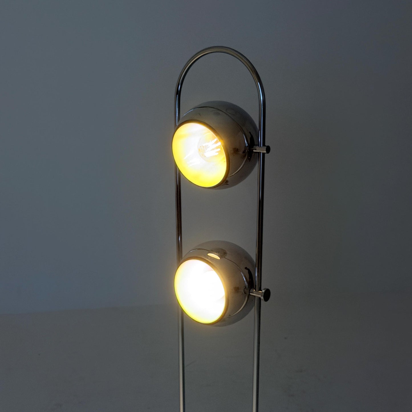 Mid Century Chrome Floor Lamp by Goffredo Reggiani for Reggiani, Italy 1970s