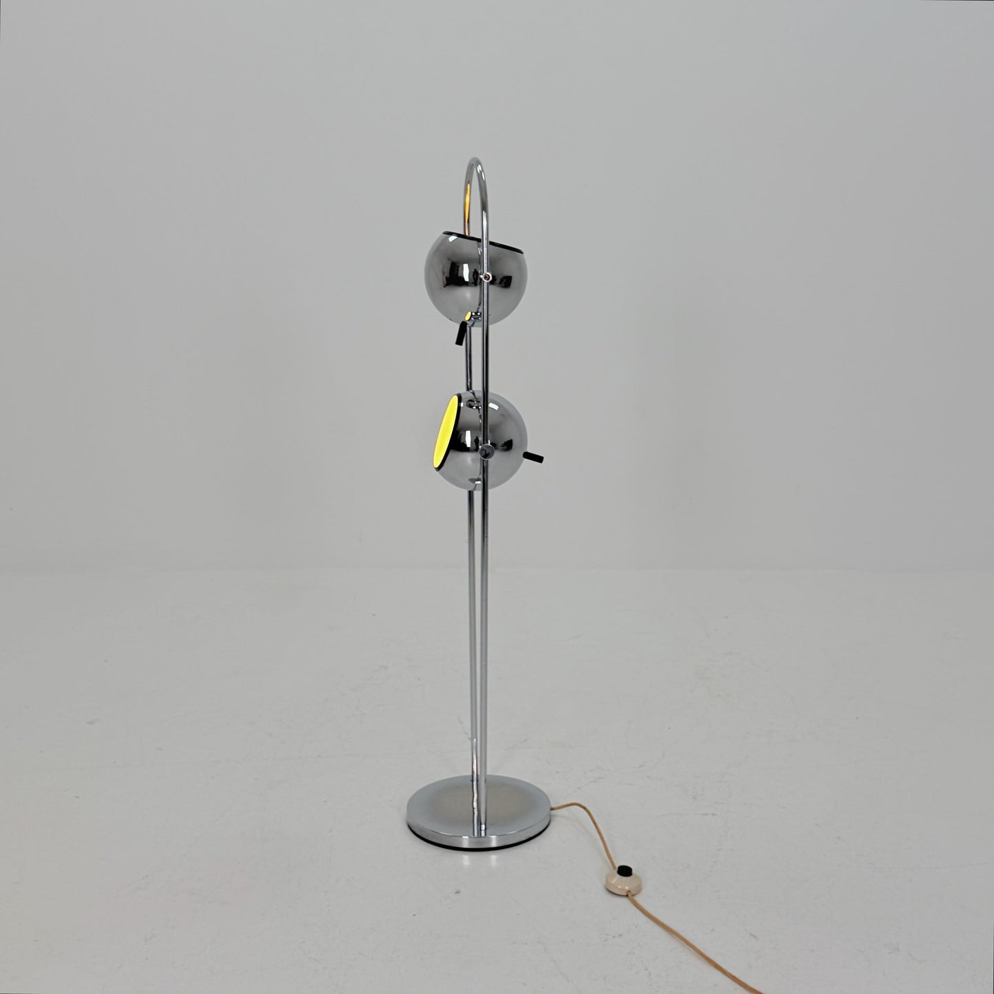 Mid Century Chrome Floor Lamp by Goffredo Reggiani for Reggiani, Italy 1970s
