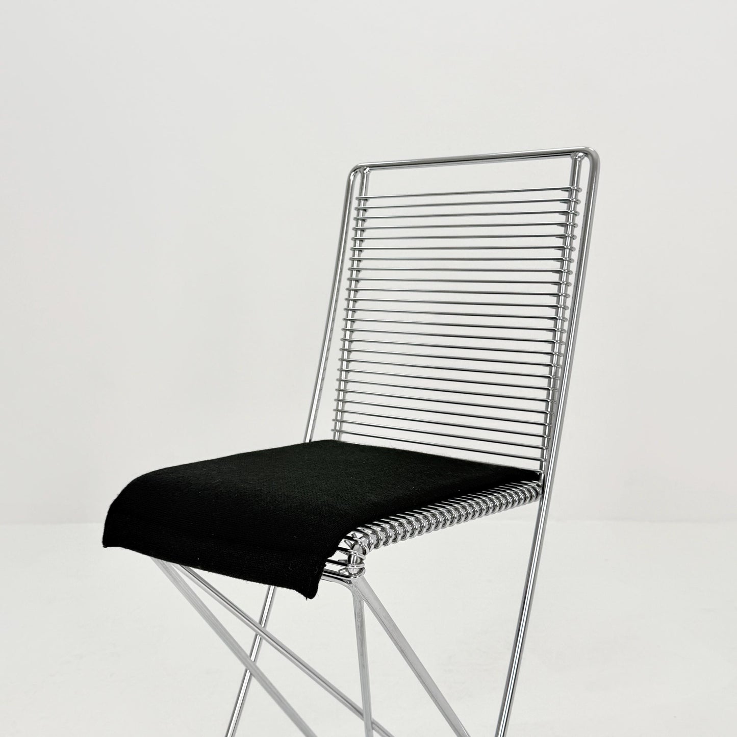 Mid century Postmodern Cross-Cantilever Bar Stool by Till Behrens, Germany 1980s