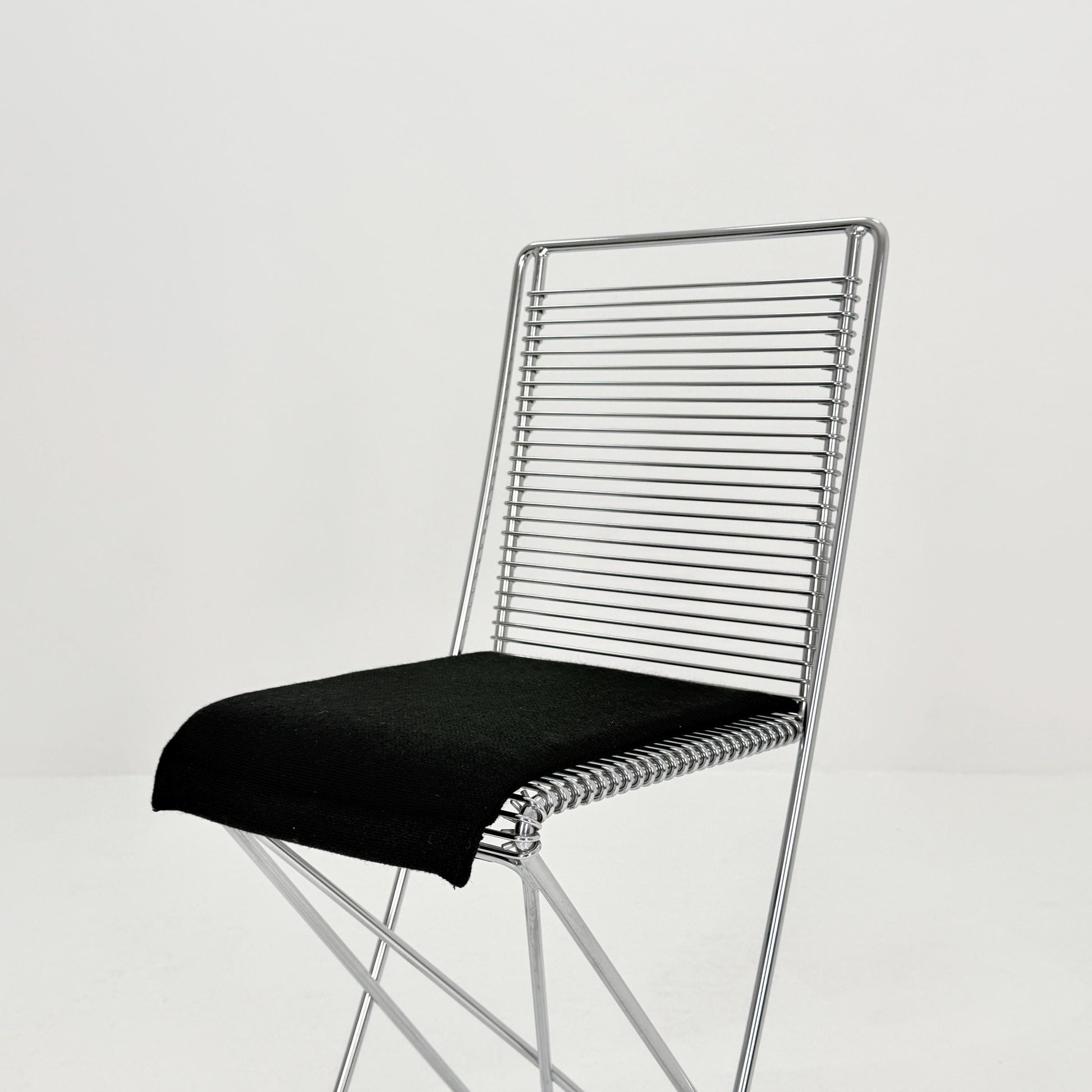 Mid century Postmodern Cross-Cantilever Bar Stool by Till Behrens, Germany 1980s