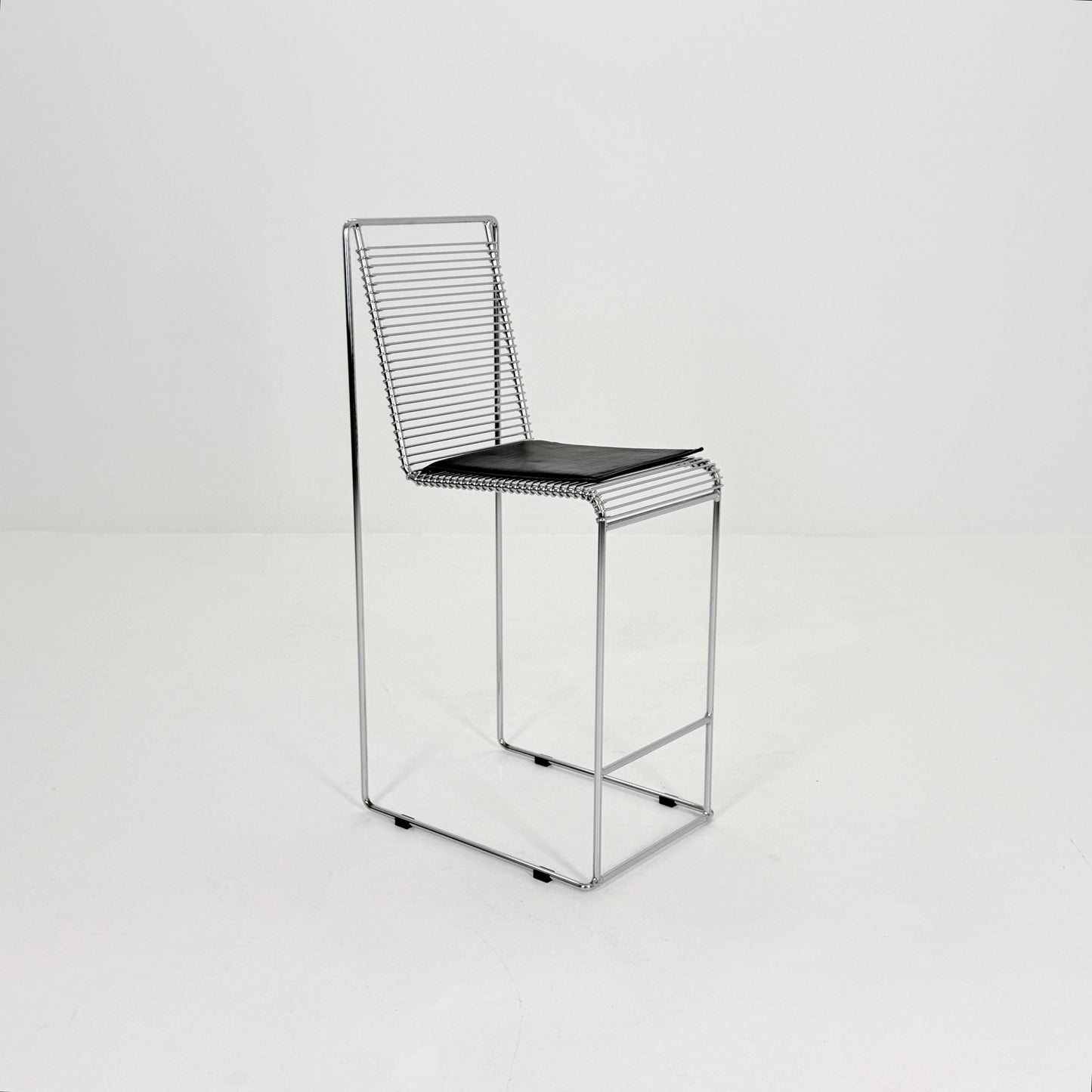 Mid century Postmodern Cross-Cantilever Bar Stool , Germany 1980s