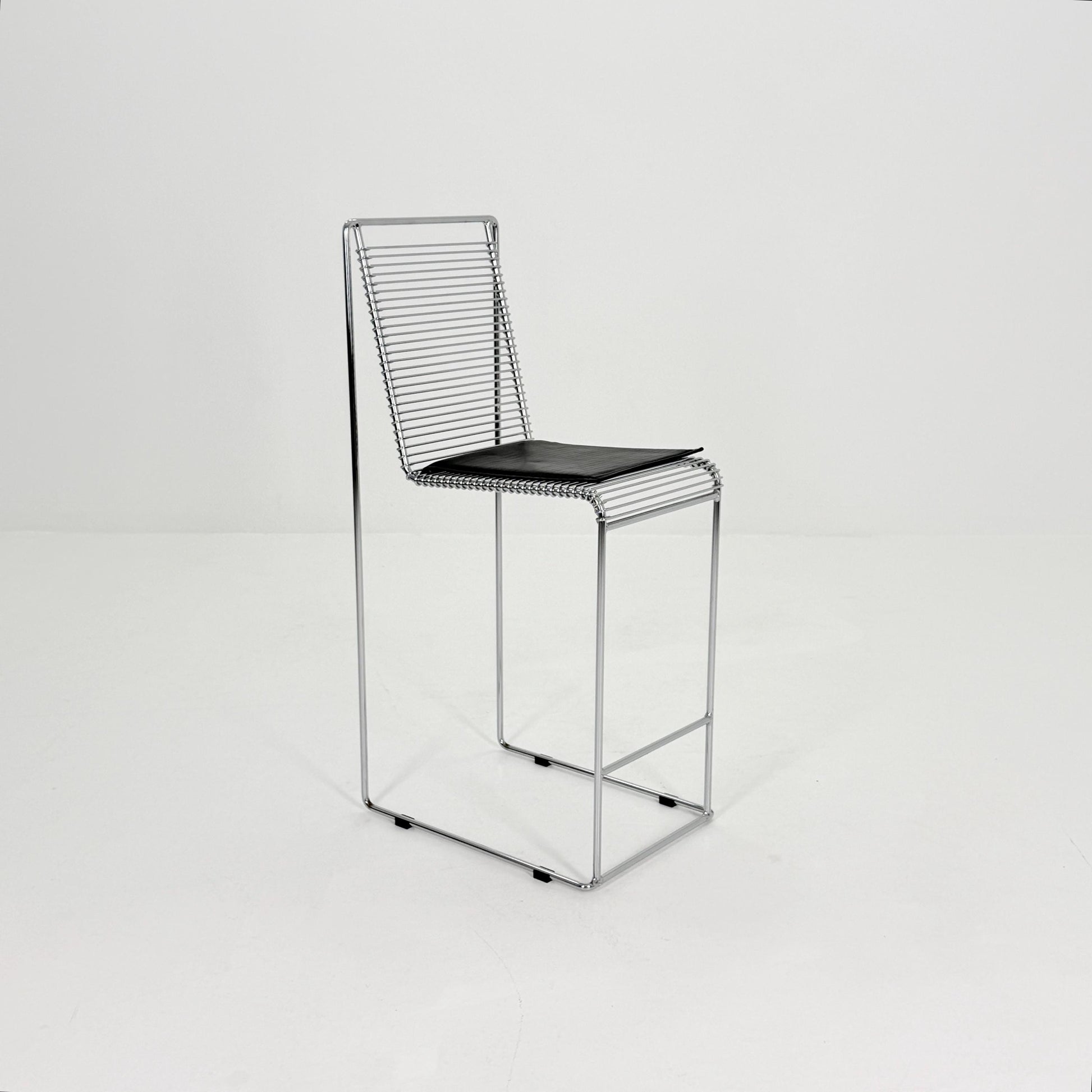 Mid century Postmodern Cross-Cantilever Bar Stool , Germany 1980s