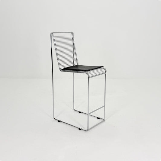Mid century Postmodern Cross-Cantilever Bar Stool , Germany 1980s