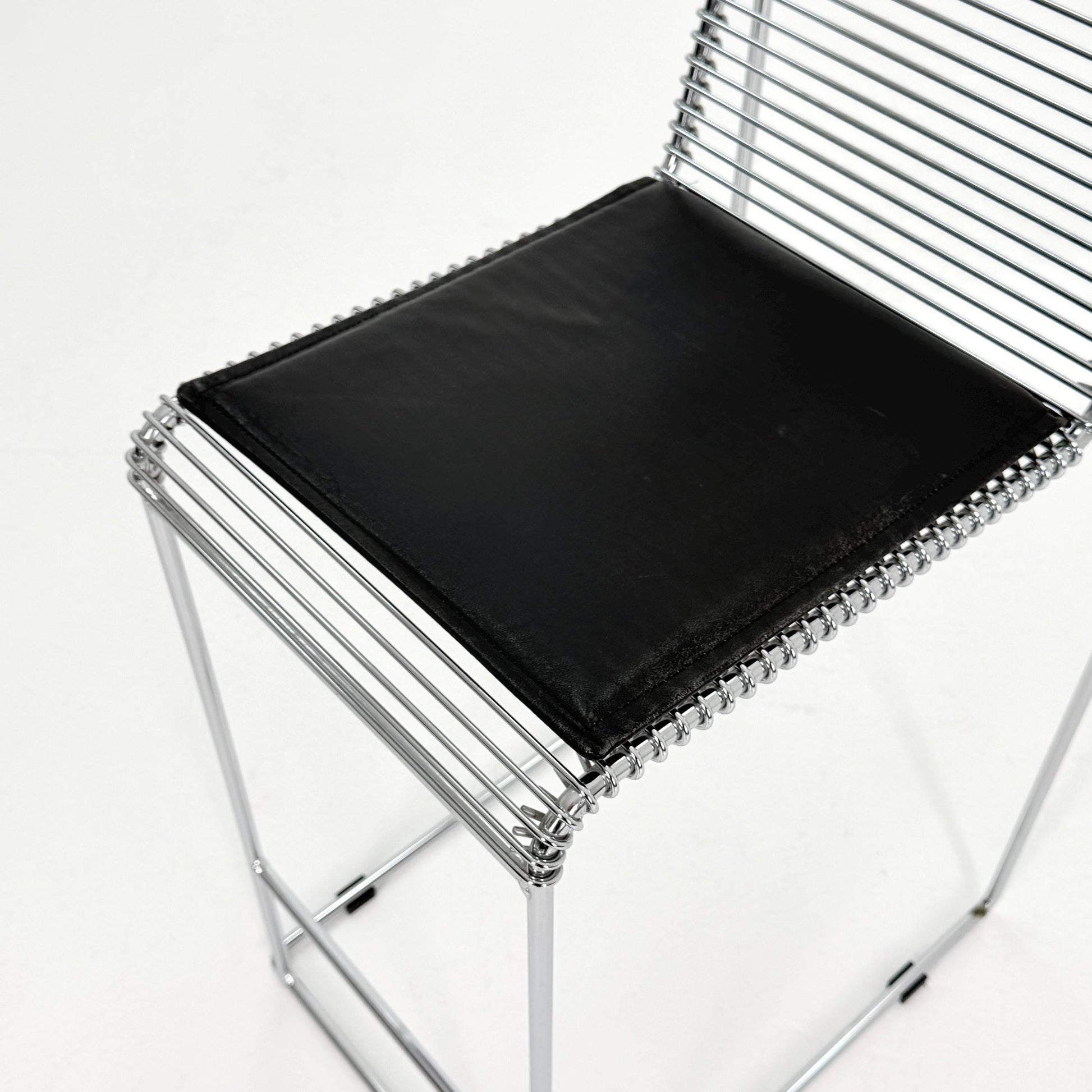 Mid century Postmodern Cross-Cantilever Bar Stool , Germany 1980s
