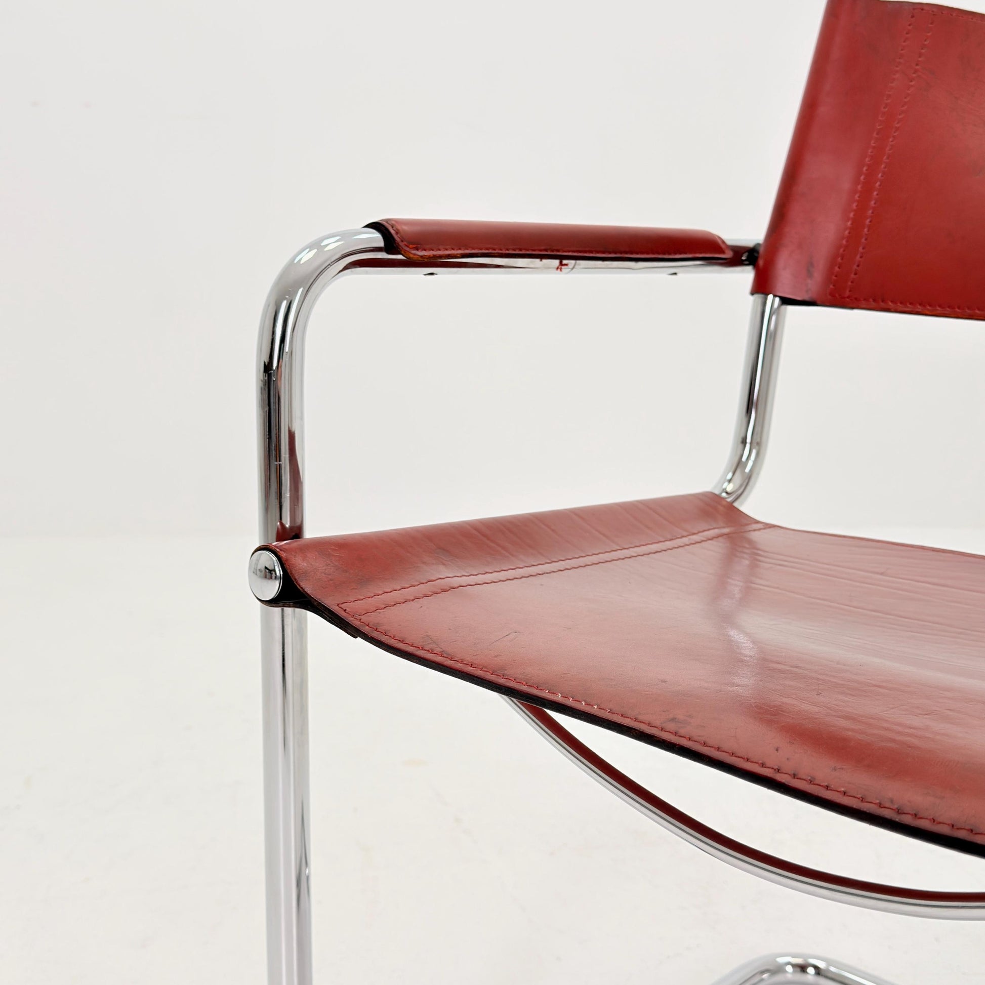 Model MG5 Centro Studi desk chair by Mart Stam & Marcel Breuer for Matteo Grassi, 1970s