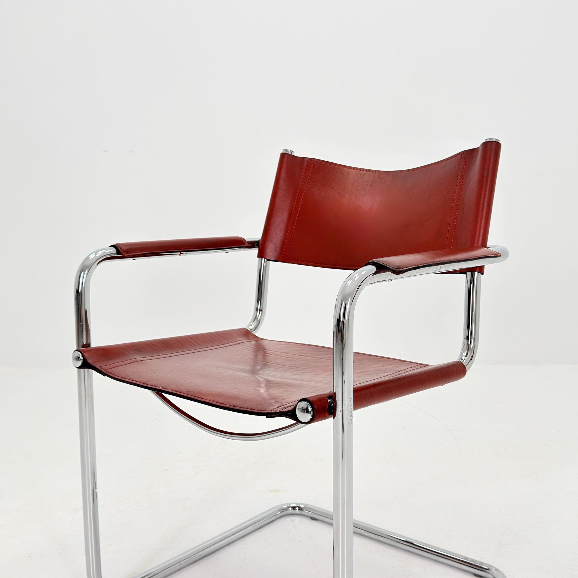 Model MG5 Centro Studi desk chair by Mart Stam & Marcel Breuer for Matteo Grassi, 1970s
