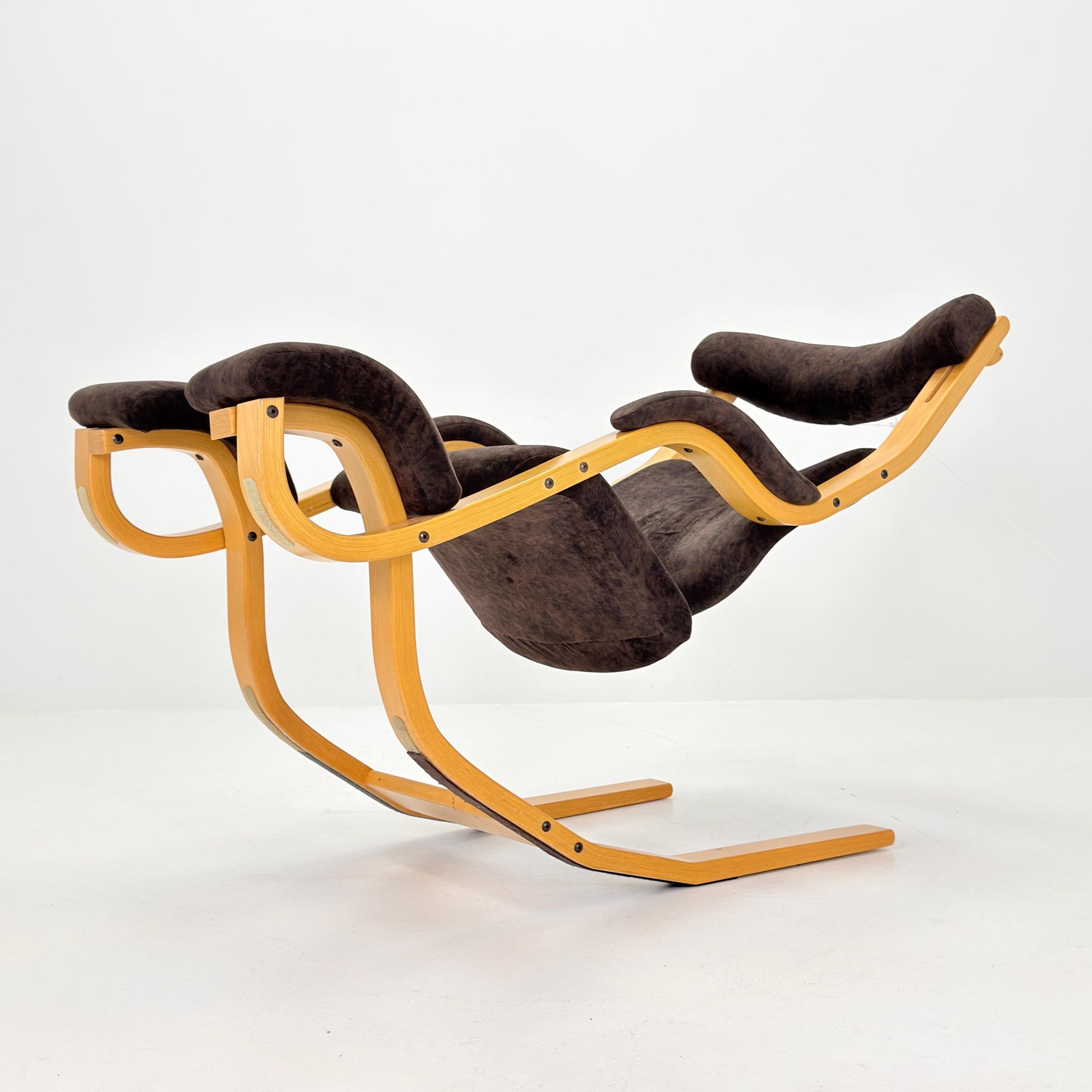 Mid-Century “Gravity” Rocking Lounge Chair by Peter Opsvik for Stokke, 1980s Norway