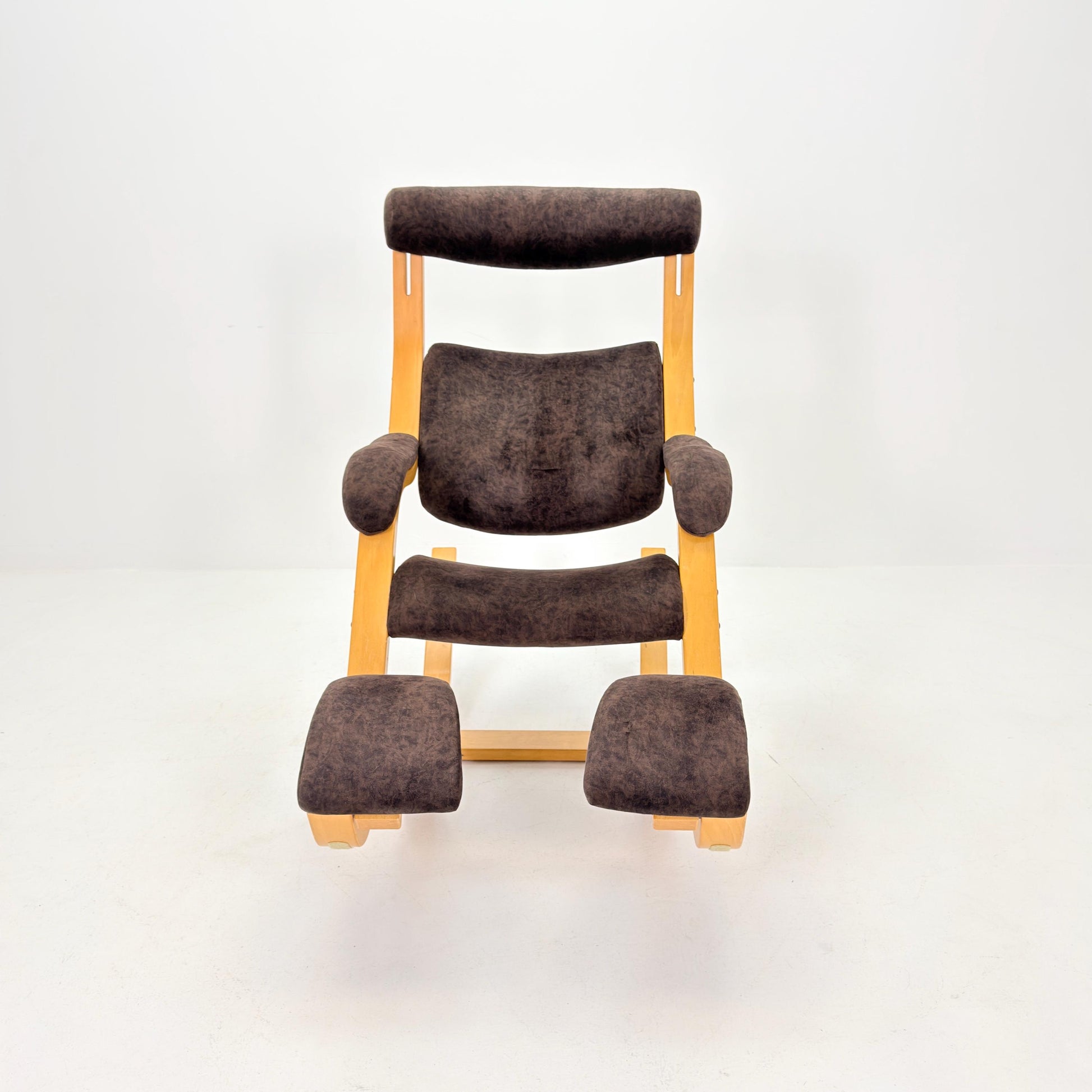 Mid-Century “Gravity” Rocking Lounge Chair by Peter Opsvik for Stokke, 1980s Norway